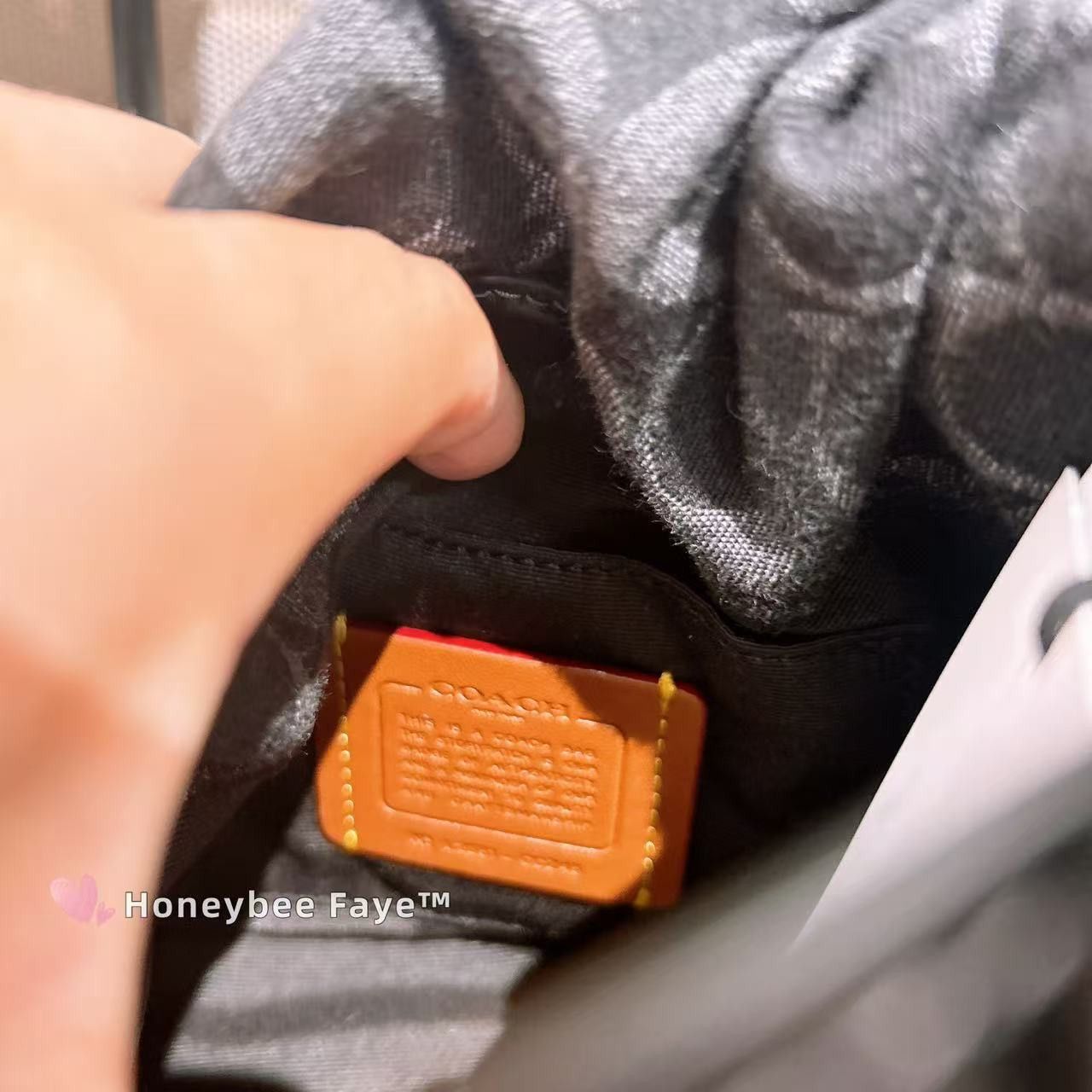 Coach Faye Mini Drawstring Bag In Signature Denim CCZ45 Size ONE SIZE - 6 Thumbnail