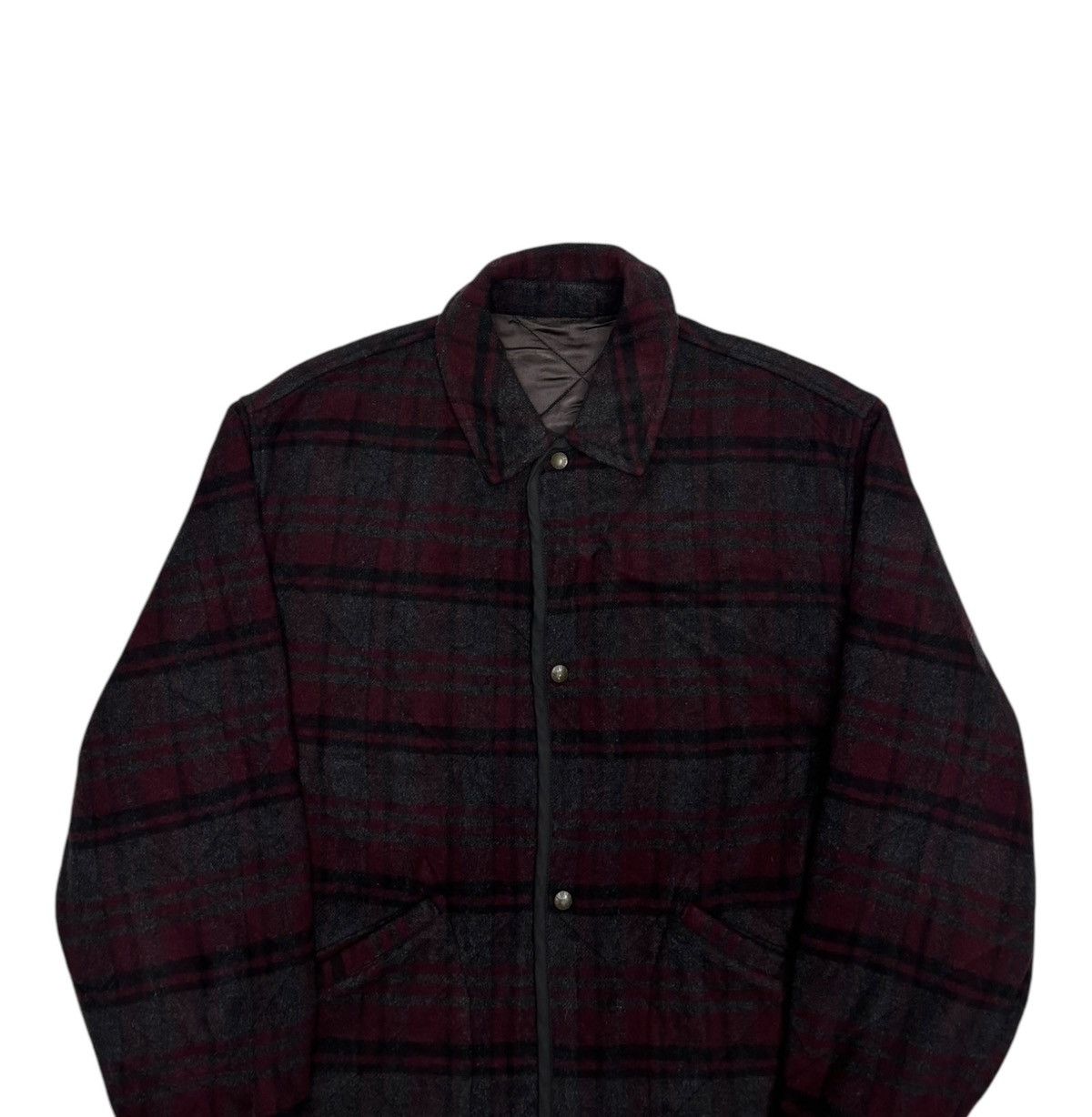 Alfred Dunhill 🔥VINTAGE ALFRED DUNHILL PLAID WOOL BOMBER JACKET Size US M / EU 48-50 / 2 - 8 Thumbnail