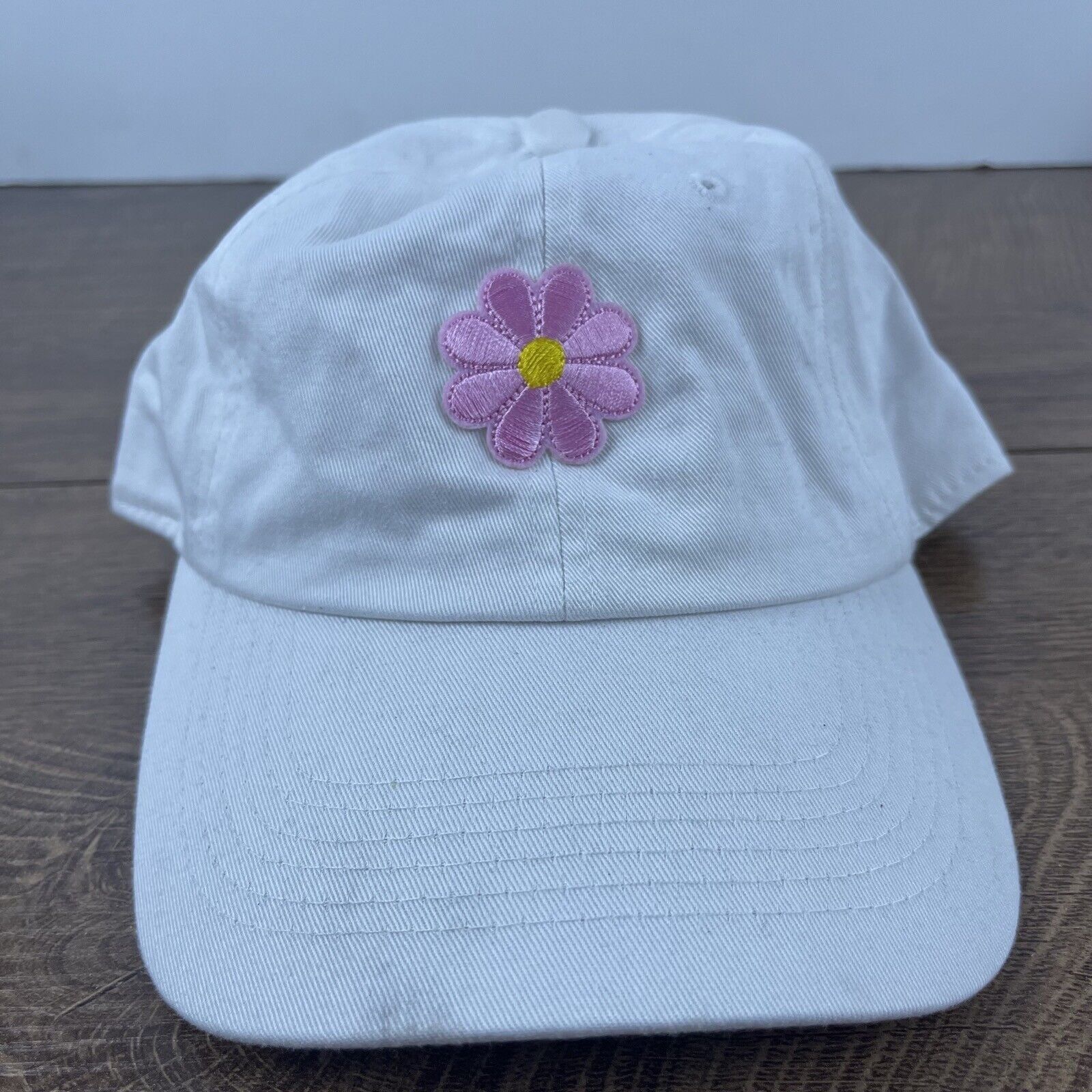 Other Pink Flower Hat Sunflower Adjustable Hat White Adjustable Ha Size ONE SIZE - 2 Thumbnail