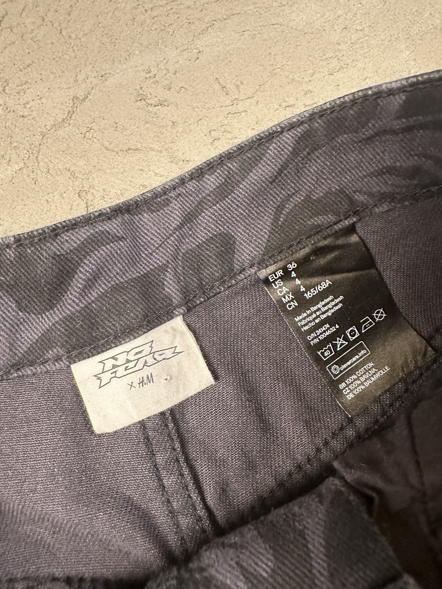H&M Vintage Y2k No Fear H&M Fullprint Oversized Baggy Pants Size US 30 / EU 46 - 8 Thumbnail