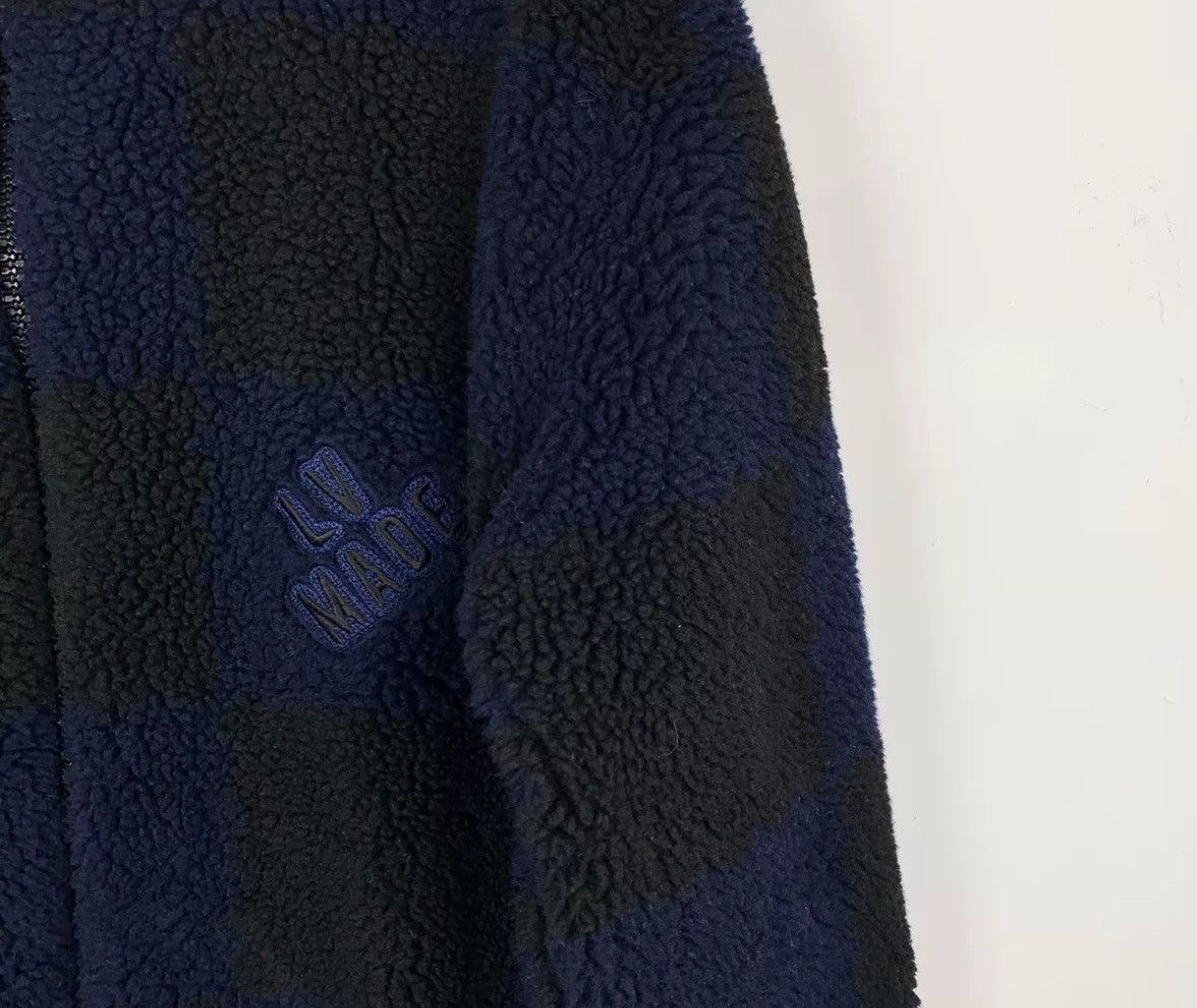 Louis Vuitton Louis 22 deep blue logo embroidered teddy zipper jacket Size US S / EU 44-46 / 1 - 4 Thumbnail