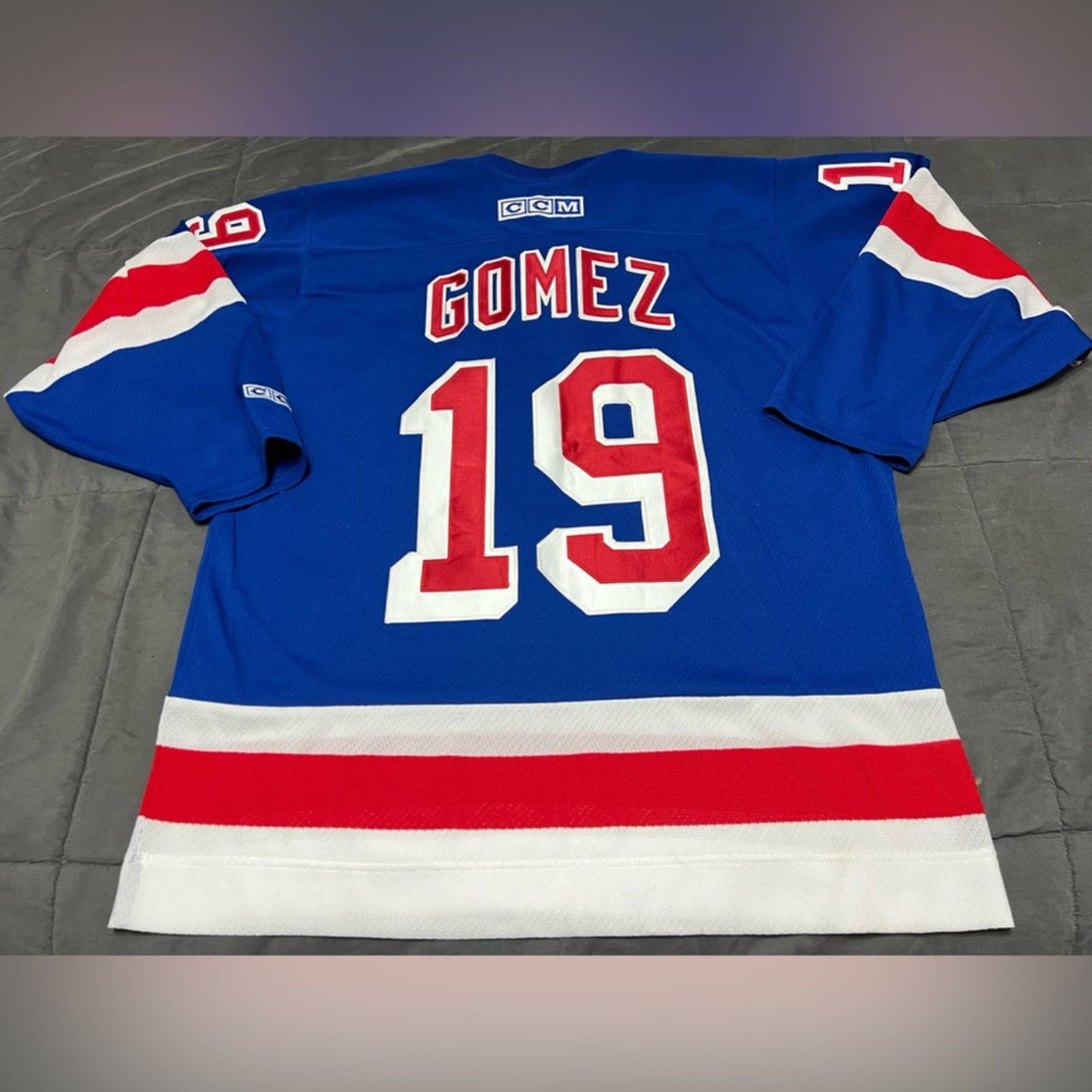 Ccm New York Rangers Scott Gomez Authentic CCM Hockey Jersey Size US L / EU 52-54 / 3 - 6 Thumbnail
