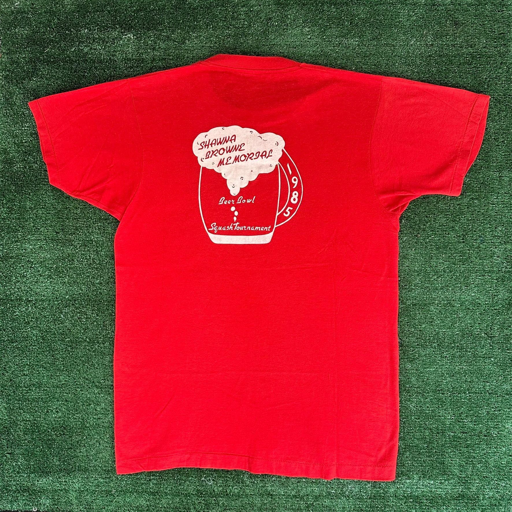 Vintage Vintage 80s Pittsburgh Squash Tournament T-Shirt Single Stit Size US M / EU 48-50 / 2 - 1 Thumbnail