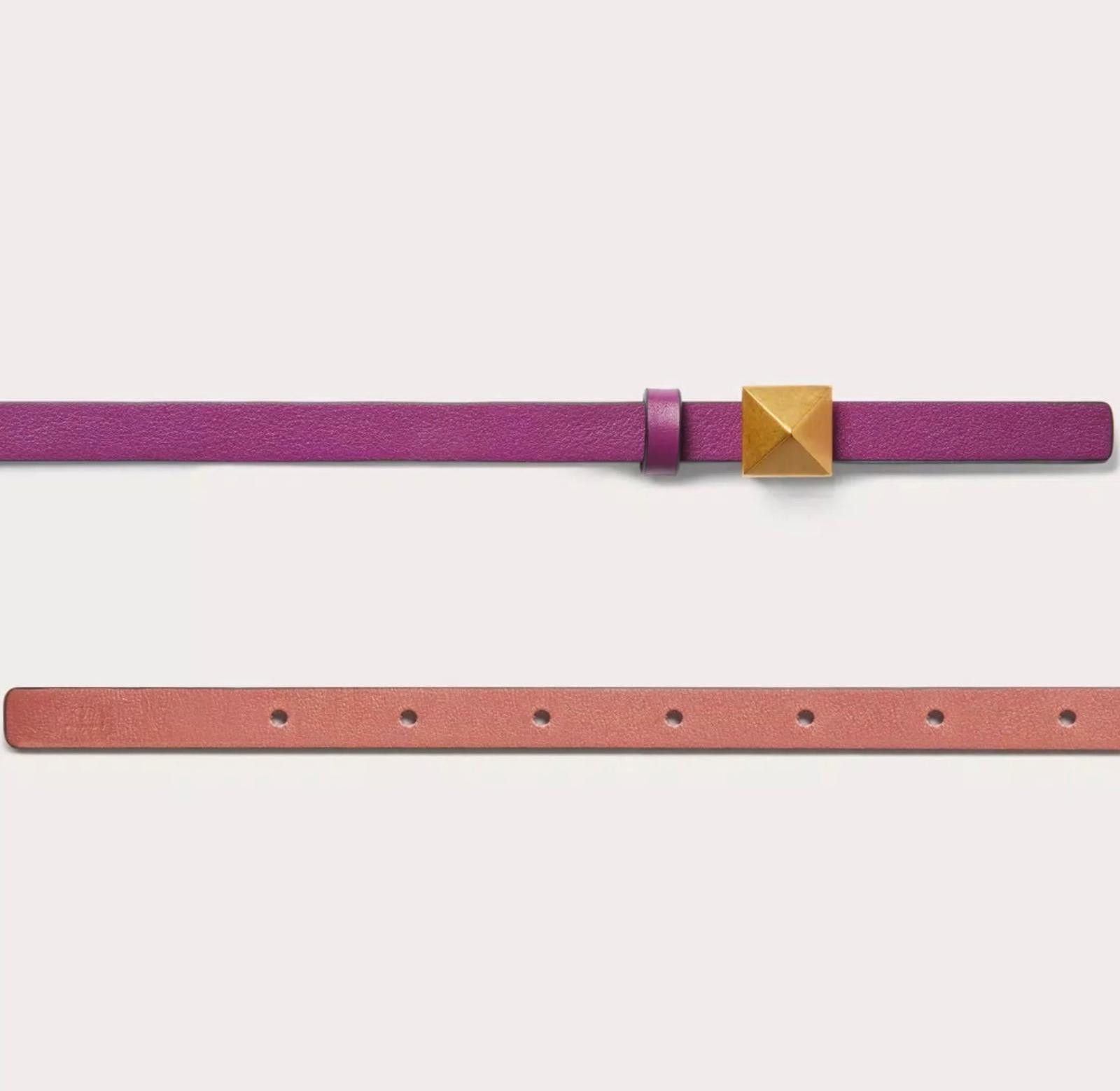 Valentino Valentino Reversible One Stud Belt Size 75 Size ONE SIZE - 3 Thumbnail