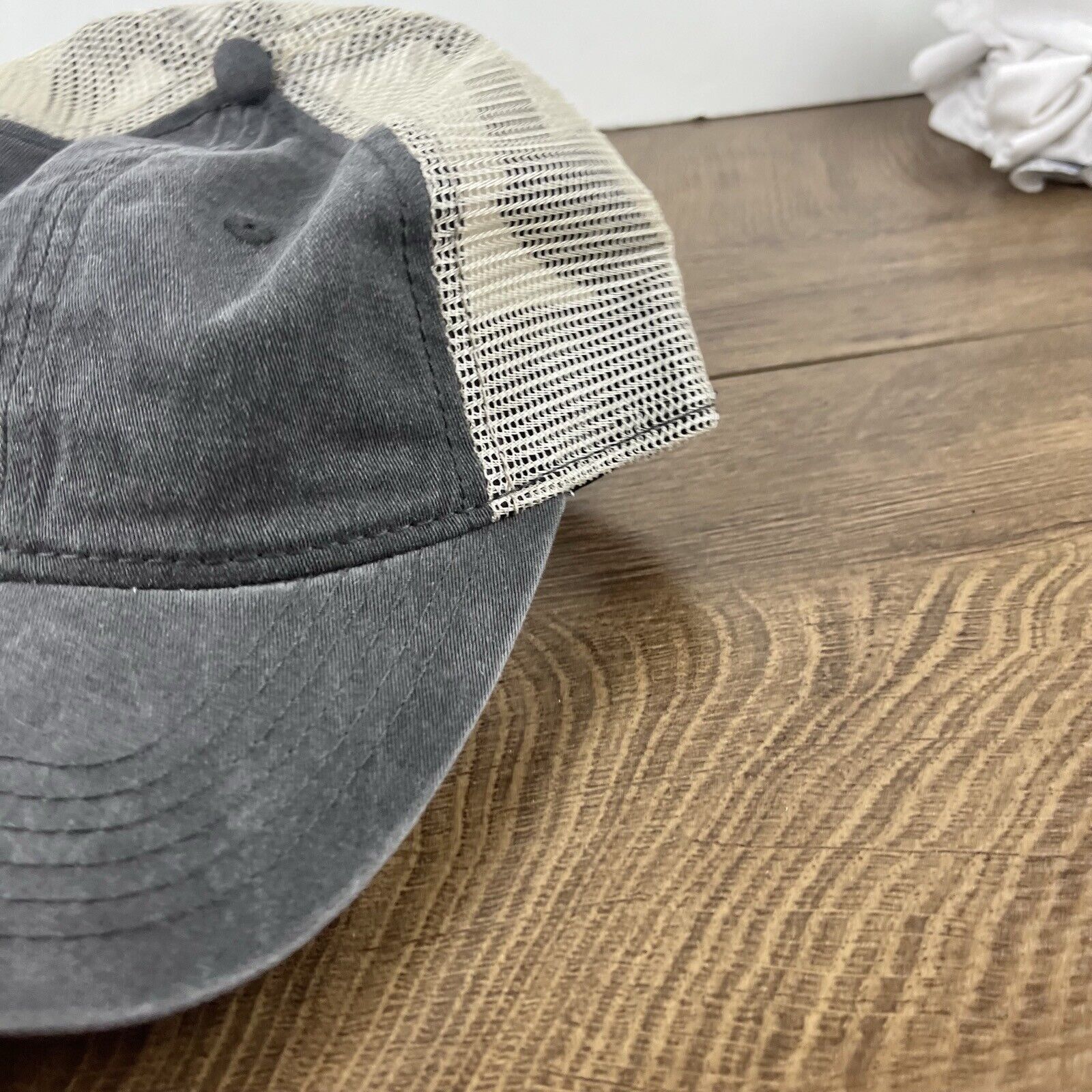 Other Plain Gray Baseball Hat Cap Snapback Hat Gray Adjustable Hat Size ONE SIZE - 7 Thumbnail