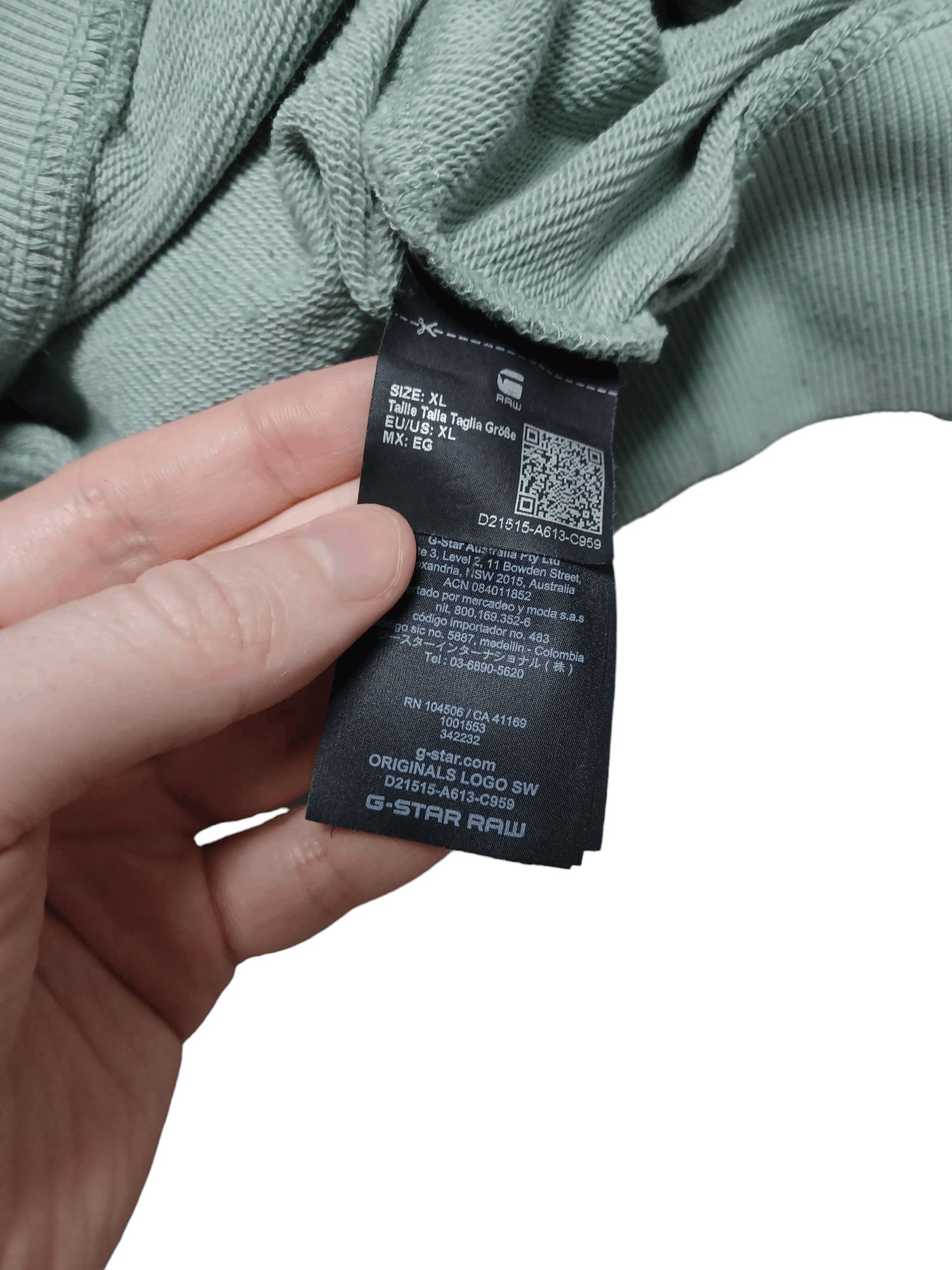 G-Star G STAR RAW BIGLOGO PISTACCHIO PRINTED LOGO AVANT GARDE Size US XL / EU 56 / 4 - 6 Thumbnail