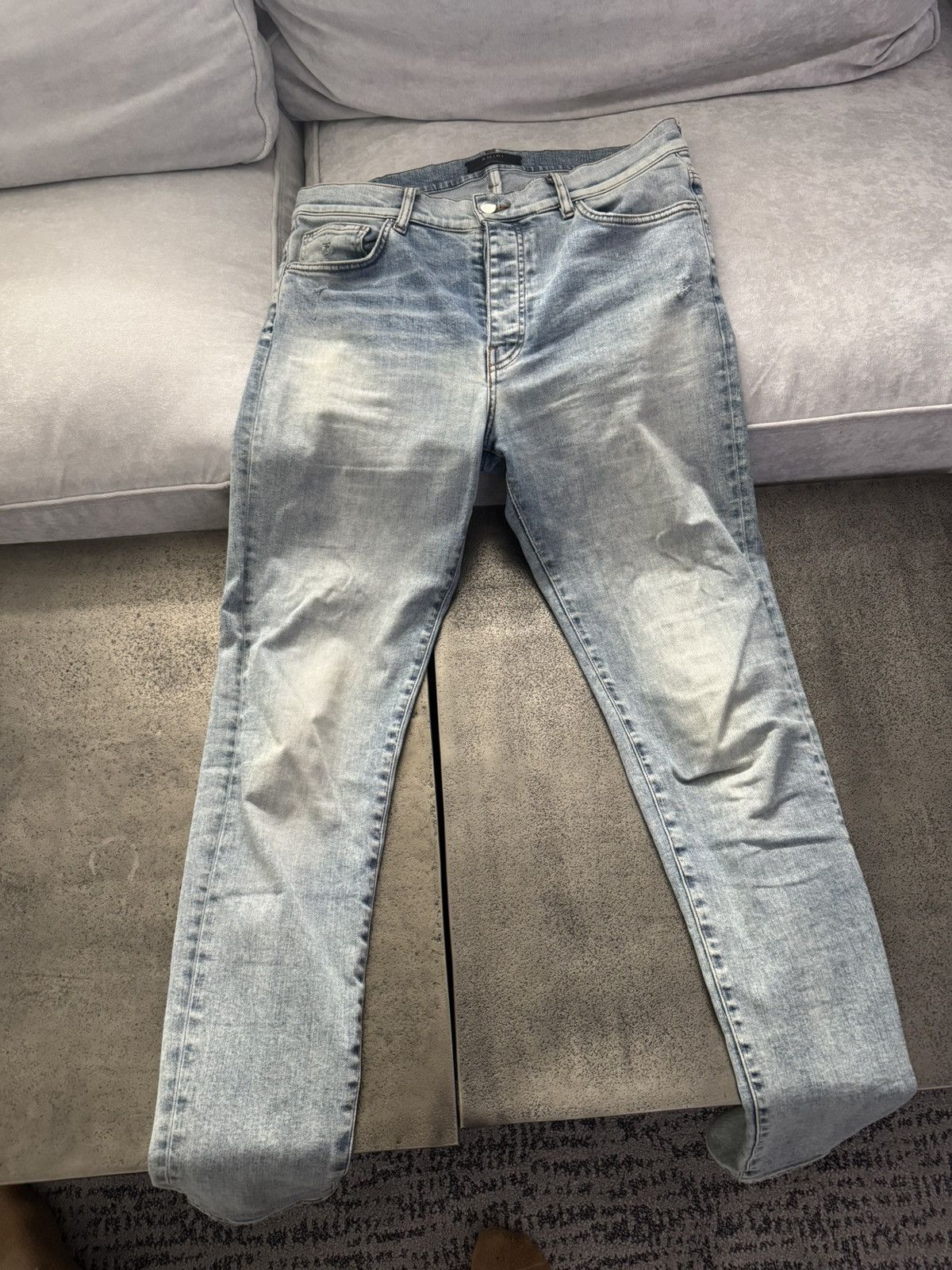 Amiri Amiri - Stone Wash Indigo Stack Size US 36 / EU 52 - 1 Thumbnail