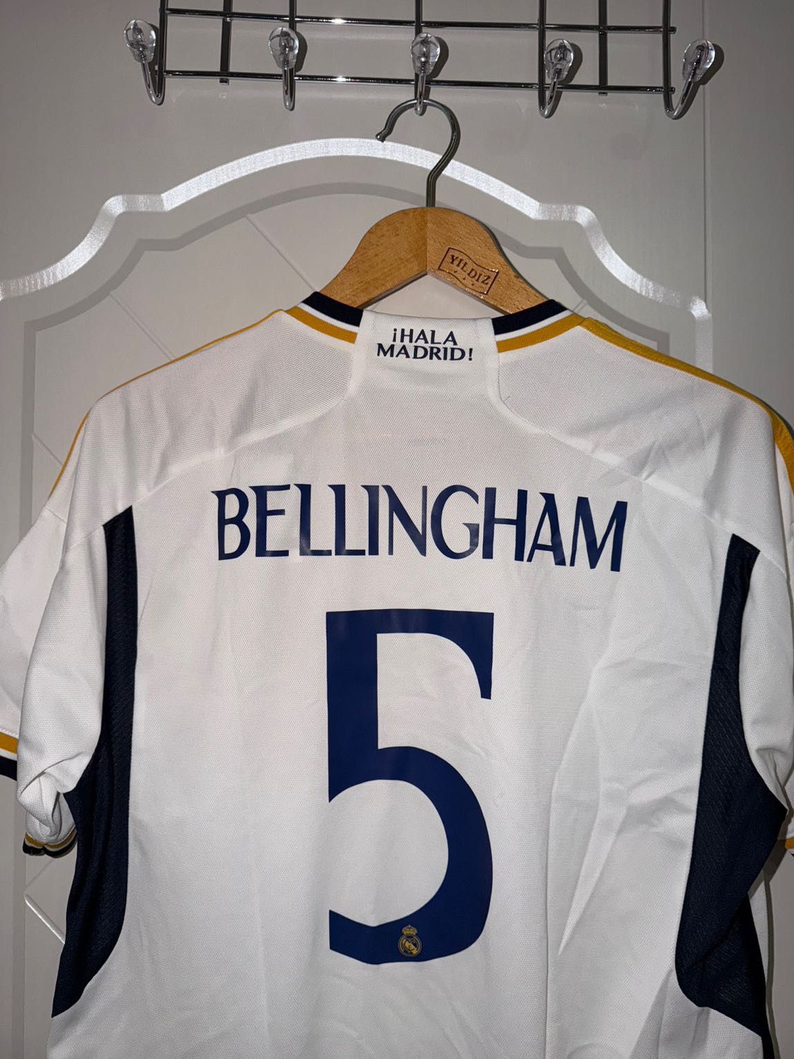 Adidas REAL MADRID 2023-24 HOME JERSEY - Bellingham #5 Size US L / EU 52-54 / 3 - 3 Thumbnail
