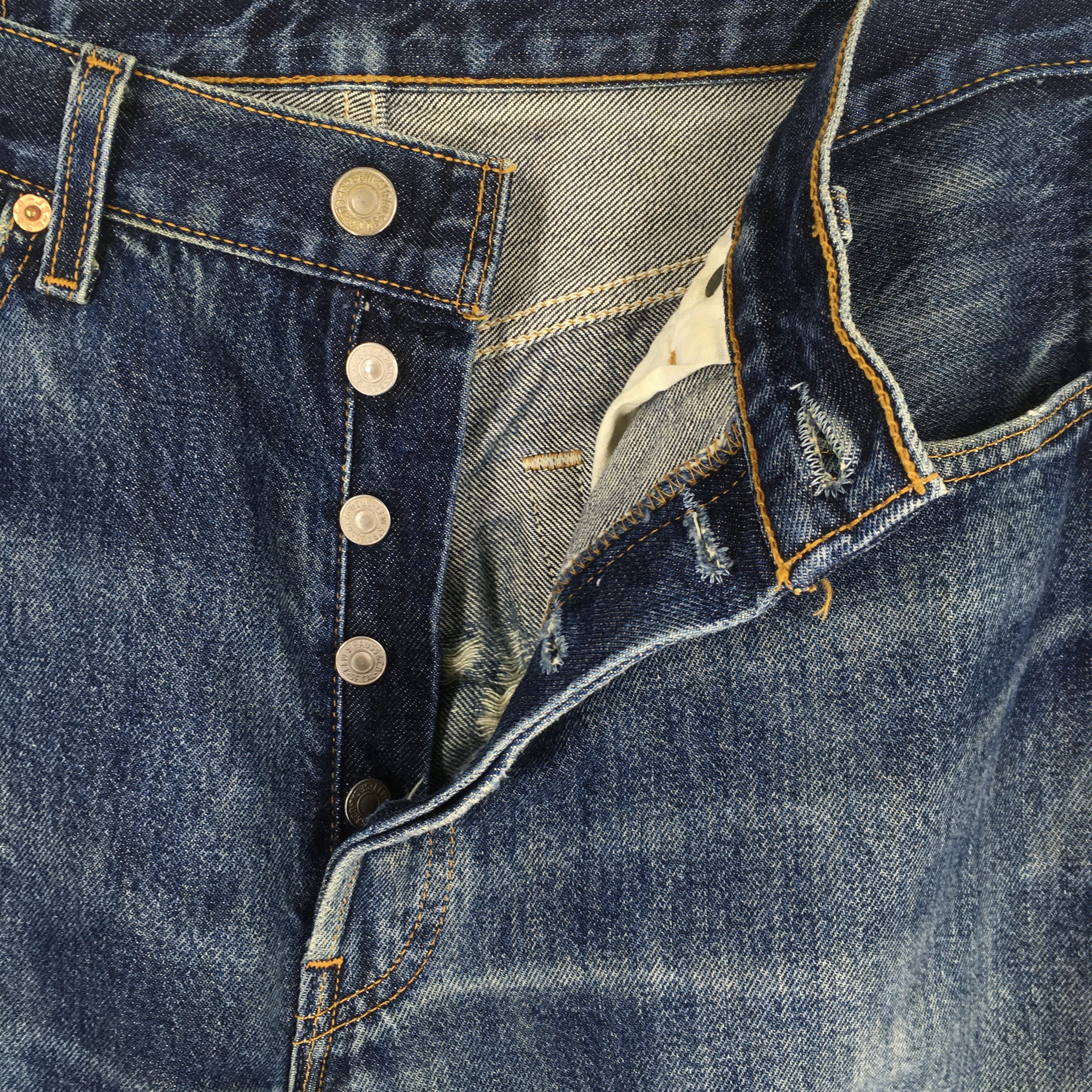 Levi's Size 31x31 Vintage Levi's 501 Faded Distressed Jeans S1586 Size US 31 - 6 Thumbnail