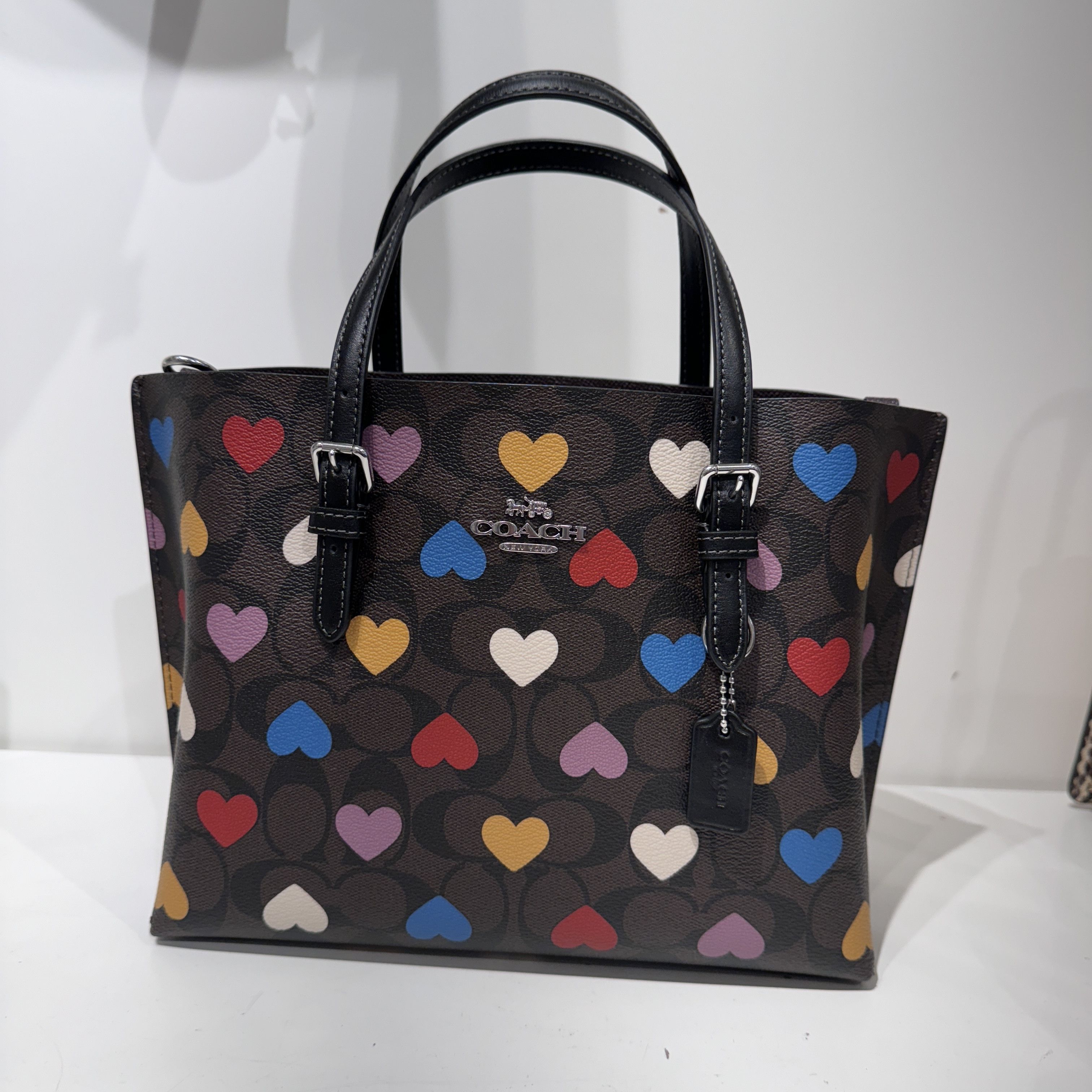 Coach Mollie Tote 25 on sale With Strawberry Print