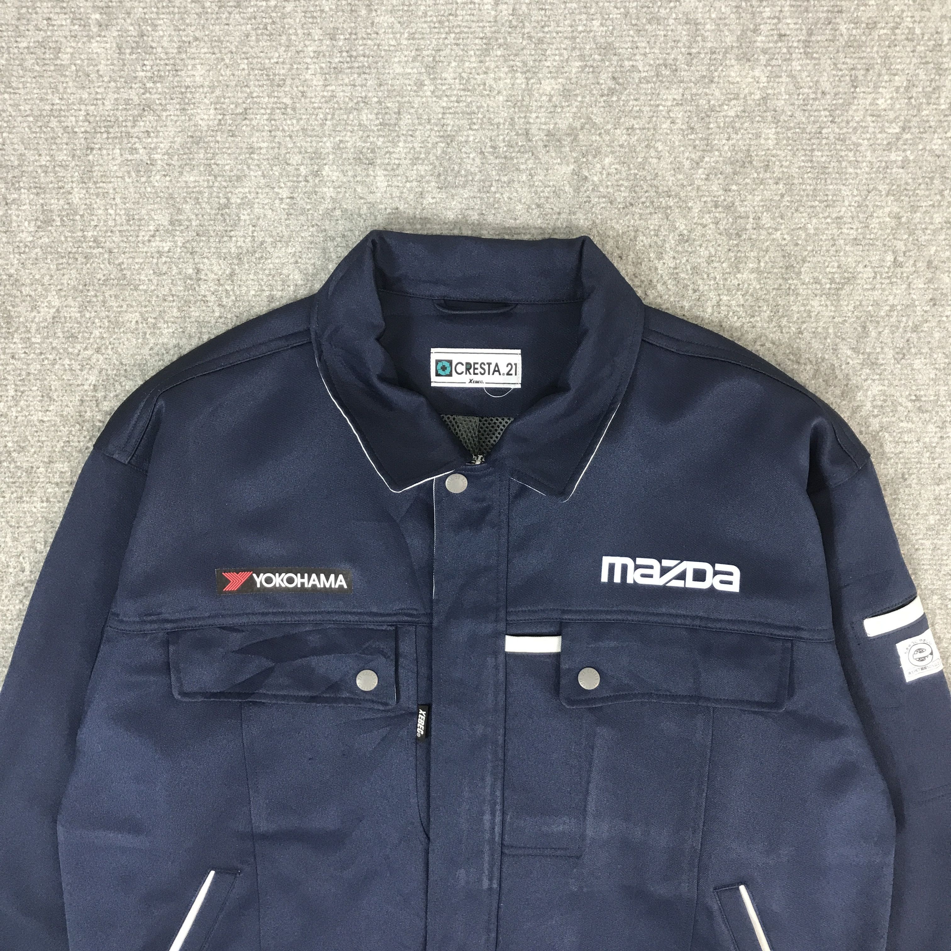 Japanese Brand MAZDA RACING TEAM CUSTOM MOTORSPORT JACKET K64B5 Size US L / EU 52-54 / 3 - 3 Thumbnail