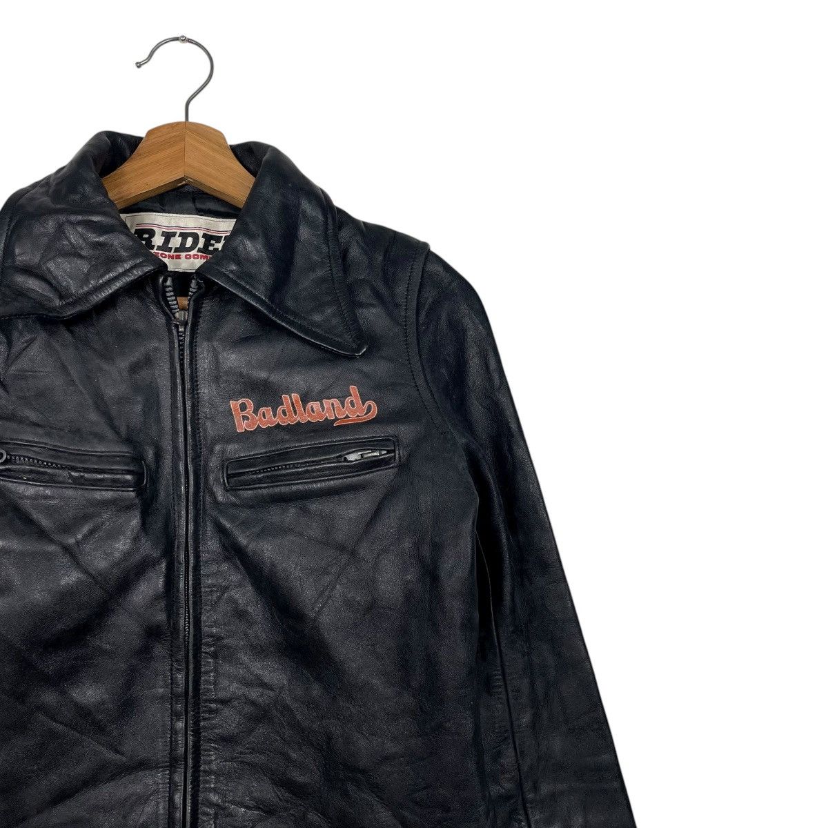Other Riders Badland Motorcycle Biker Leather Jacket Size US XXS / EU 40 - 5 Thumbnail