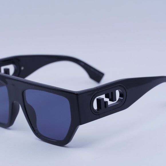 Fendi 🕶️ New Fendi FE40108U 01V Sunglasses - Shiny Black Frame Size ONE SIZE - 3 Thumbnail