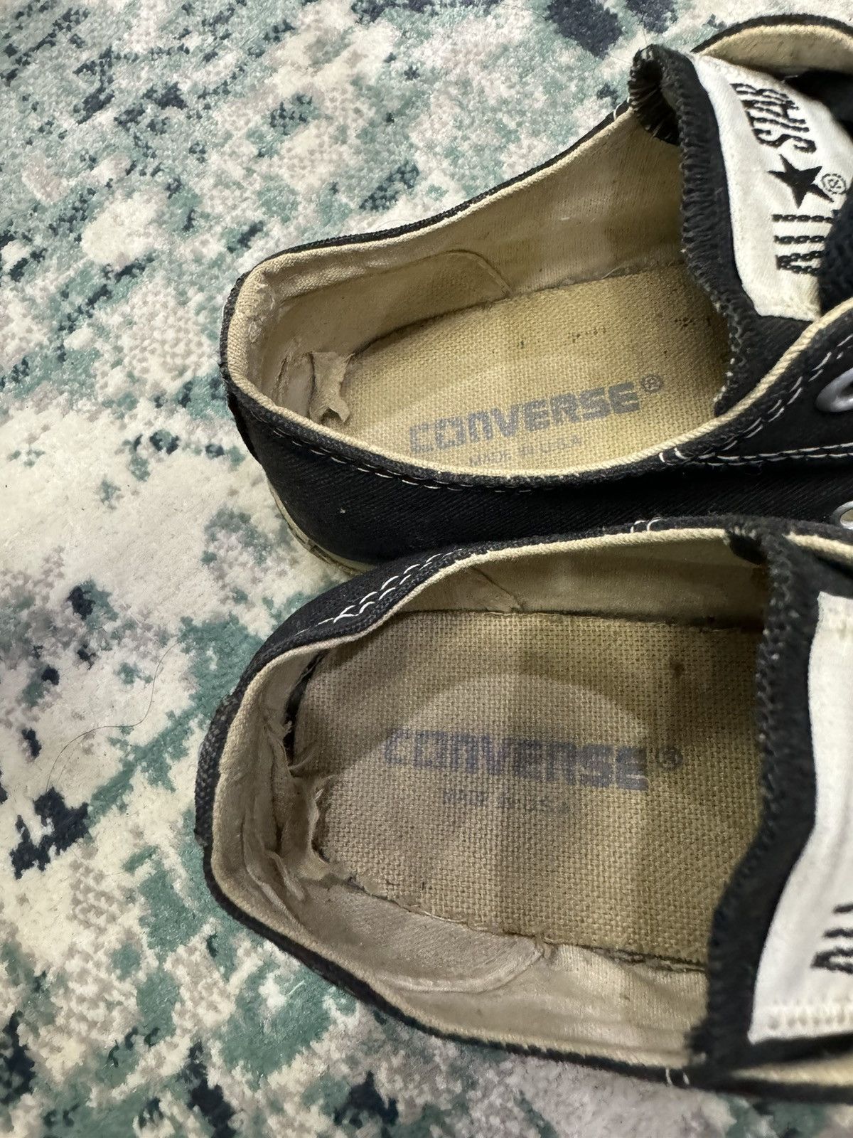 Converse × Vintage VTG CONVERSE MADE IN USA TRASHED DISTRESSED LOW-TOP SHOES Size US 8.5 / EU 41-42 - 8 Thumbnail