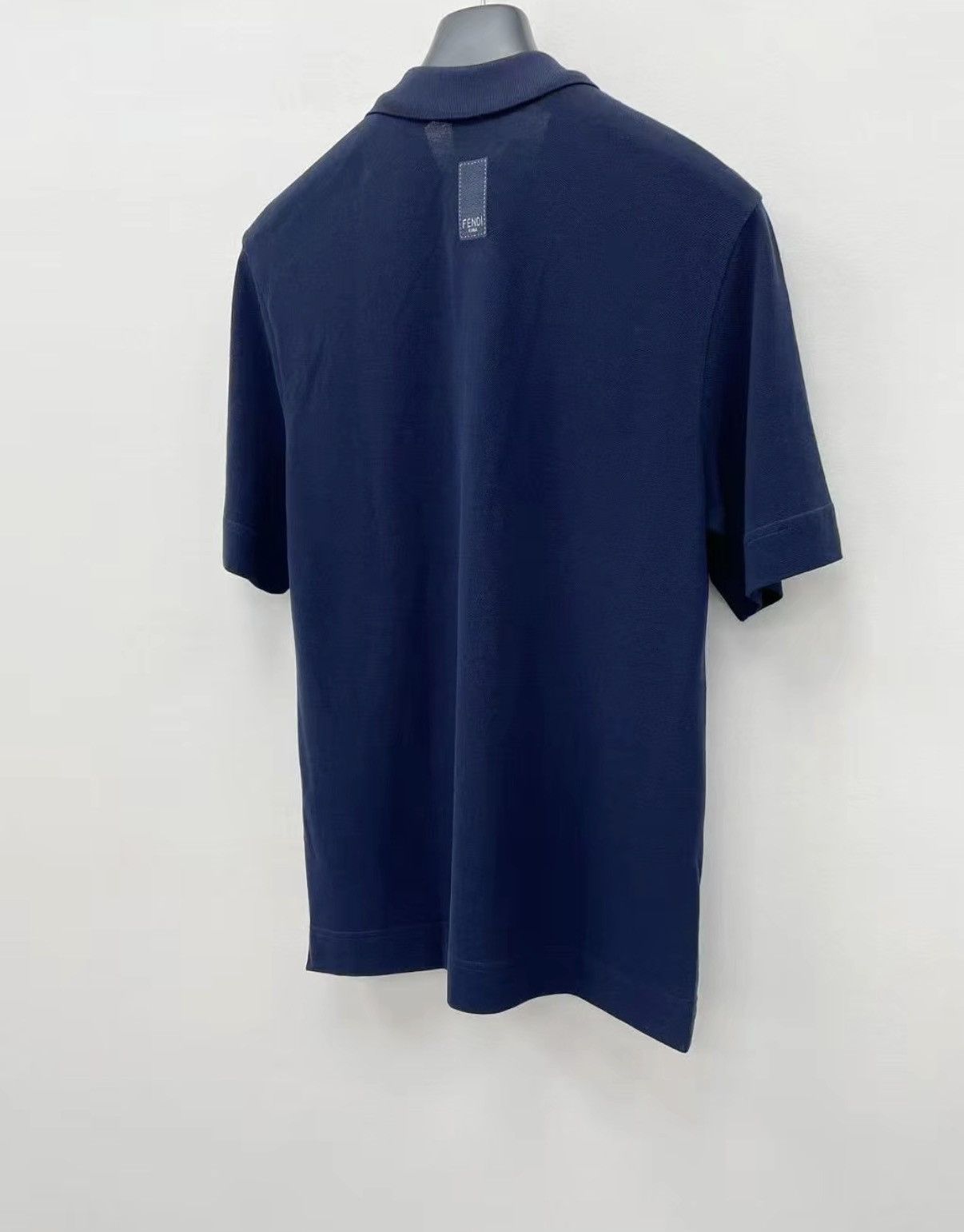 Fendi FENDI 100% Cotton Short Sleeve Polo Shirt J30 Size US XS / EU 42 / 0 - 5 Thumbnail