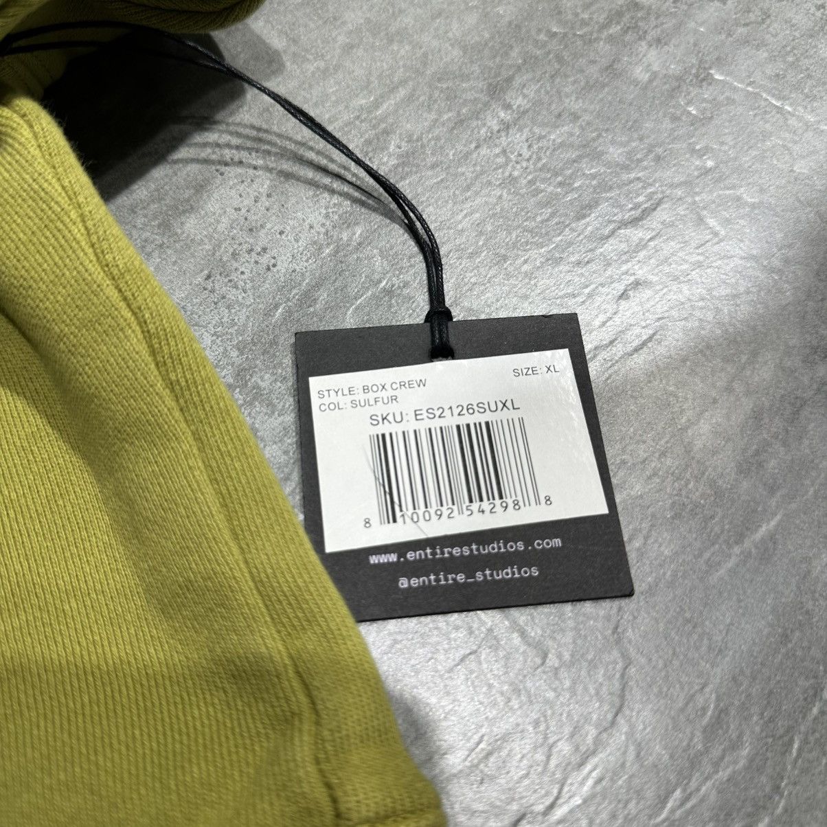 Entire Studios Entire Studios Sweatshirt - Sulfur Size US XL / EU 56 / 4 - 4 Thumbnail