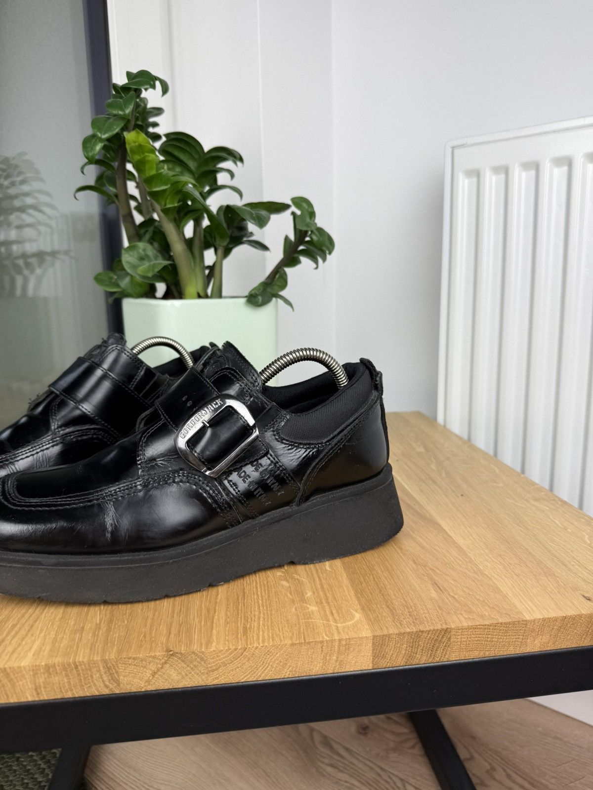 Japanese Brand × New Rock × Vintage Vintage leather Gordon Jack boots avant garde new rock vibe Size US 7 / EU 40 - 9 Thumbnail