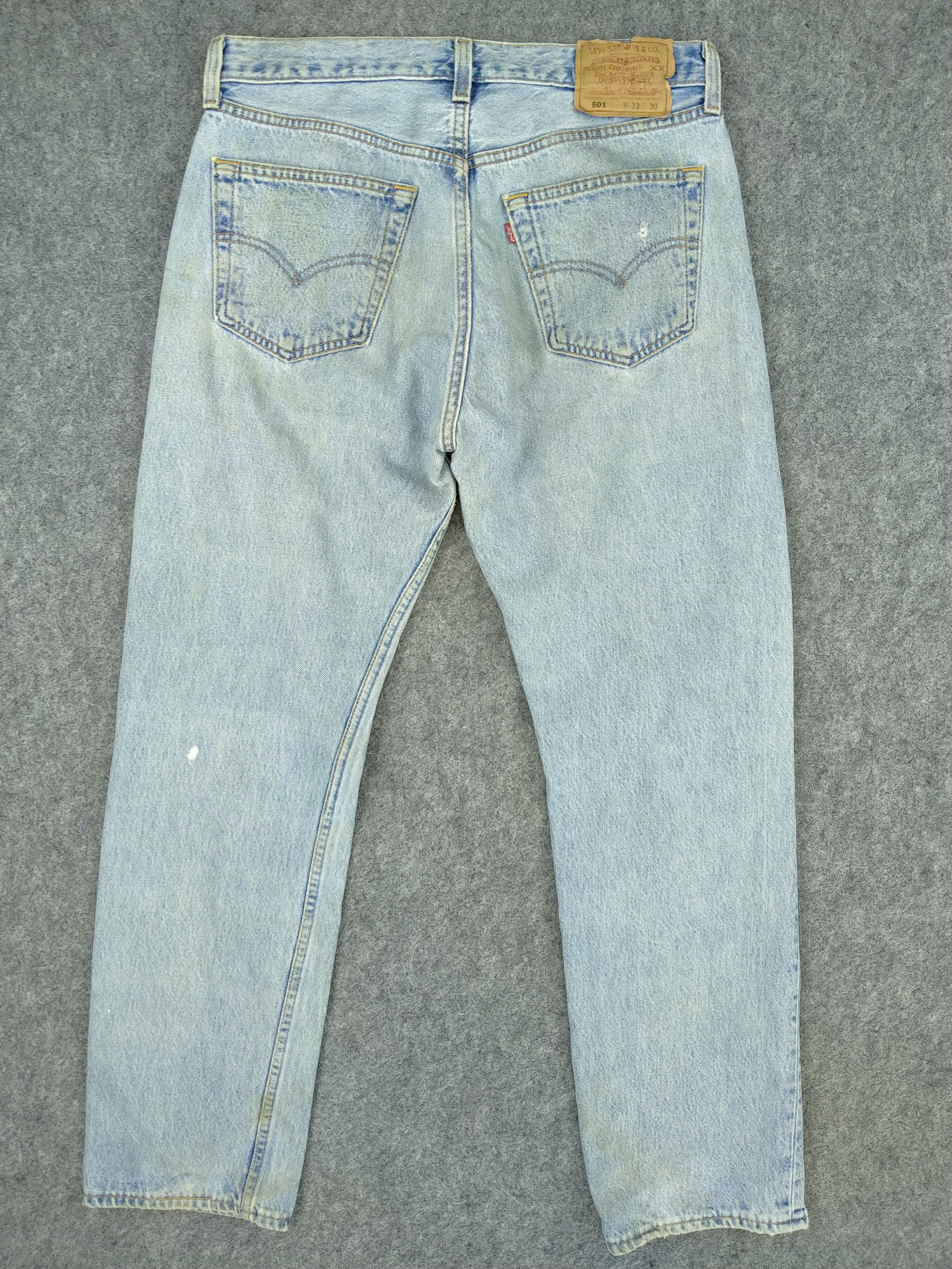 Levi's Vintage Levi's 501 Dirty Ripped Denim 32 x 30 -JN505 Size US 32 / EU 48 - 2 Thumbnail