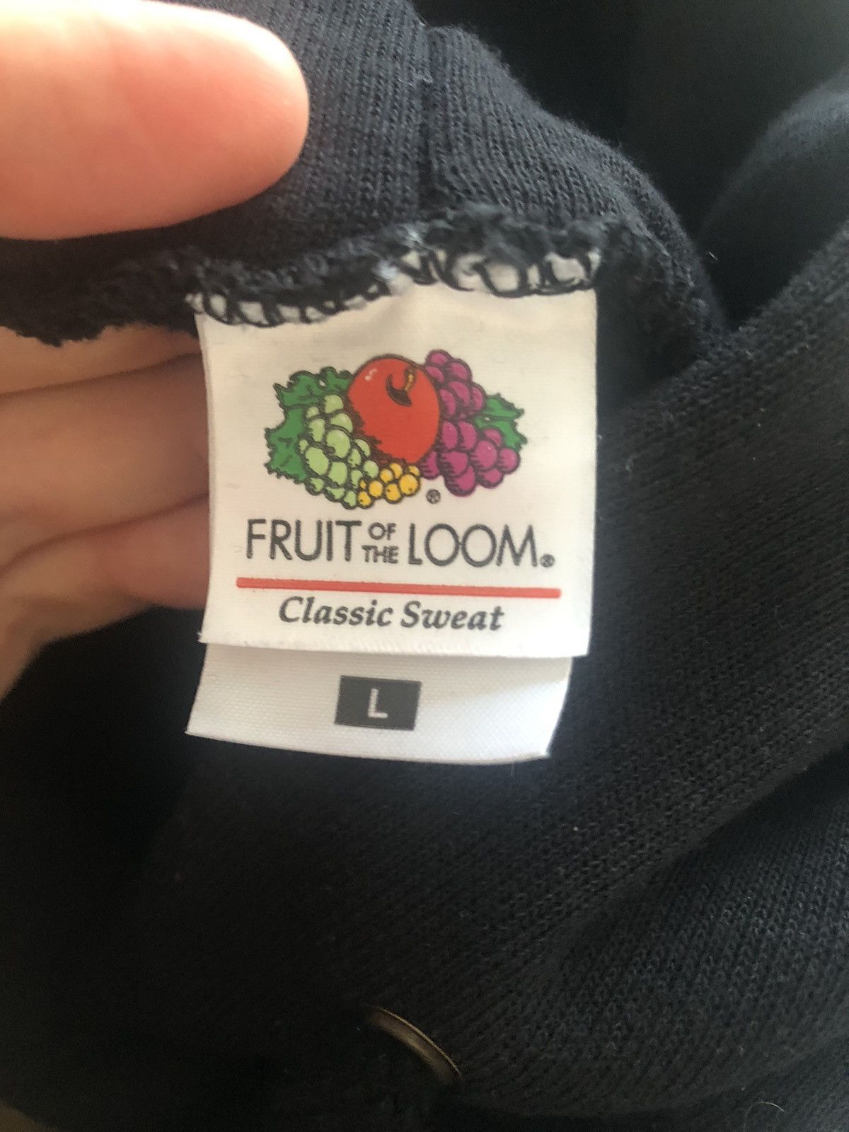 Fruit Of The Loom × Vintage VINTAGE CB 1300 FRUIT OF THE LOOM HOODIE Size US L / EU 52-54 / 3 - 4 Thumbnail