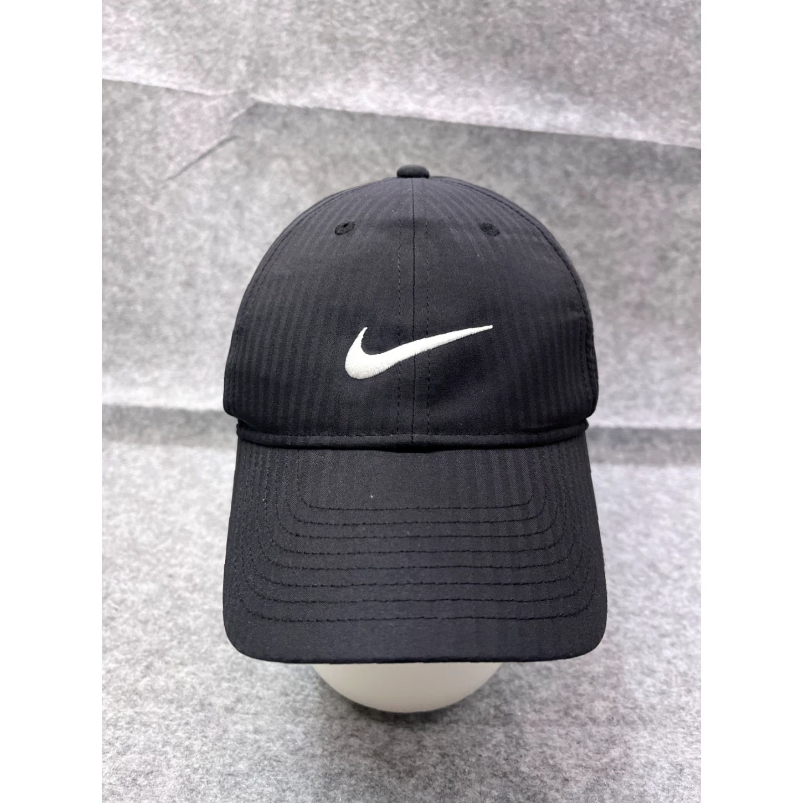 Nike Nike Hat Cap Strap Back Adult Black Swoosh Logo Legacy91 Dri-Fit 100% Polyester Hat Cap Men One Size Adjustable Lightweight Size ONE SIZE - 2 Thumbnail