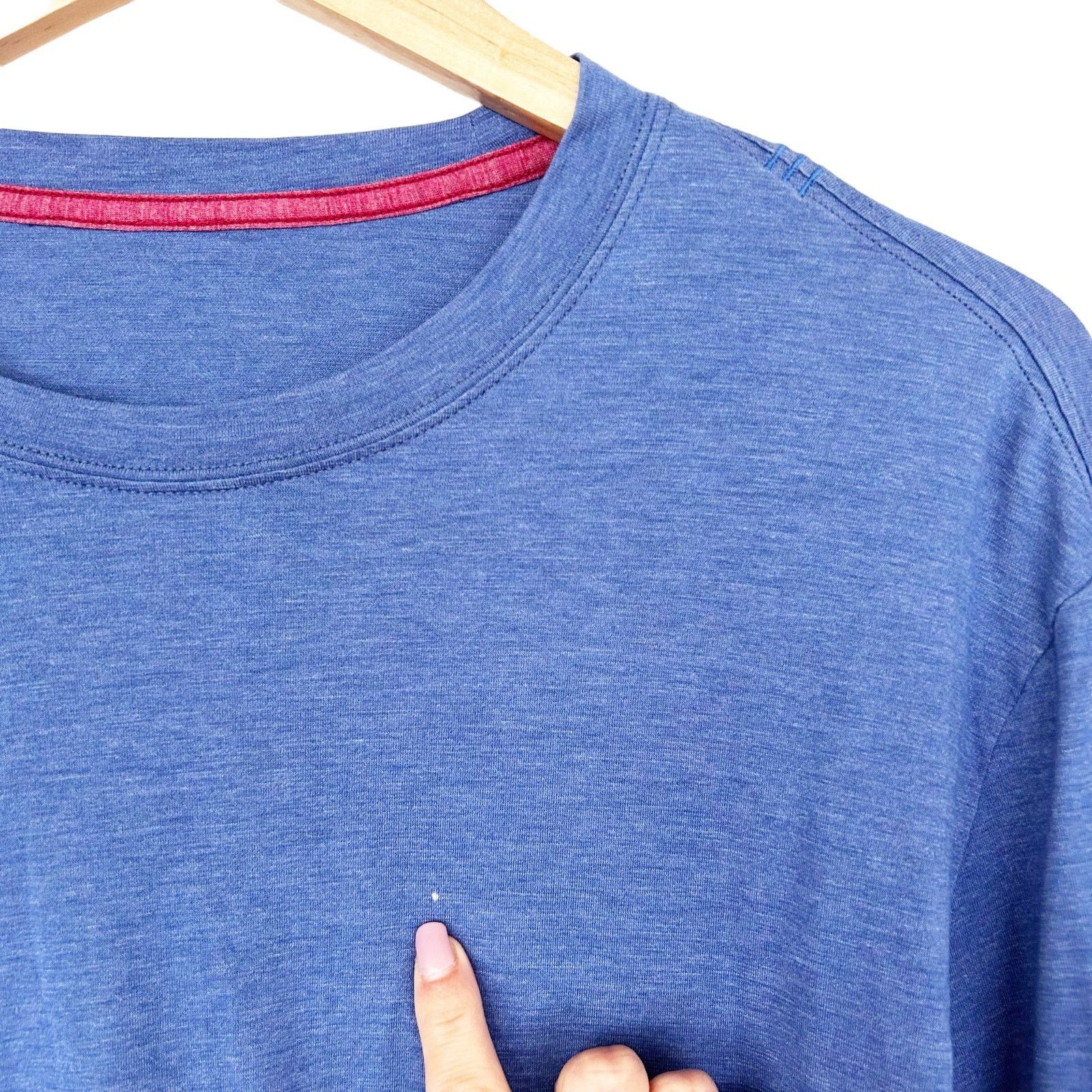 Lululemon Lululemon Blue Long Sleeve Shirt Sz L Mens Size US L / EU 52-54 / 3 - 2 Thumbnail
