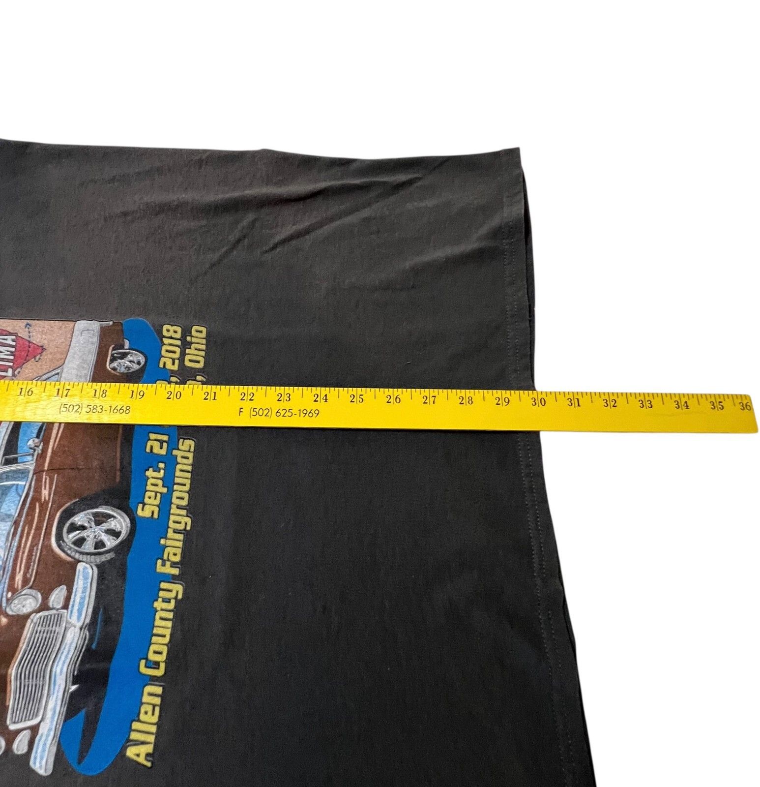Jerzees 39th Annual Rebel Run Car Truck Lima Ohio 2018 Gray Men's T- Size US XL / EU 56 / 4 - 9 Thumbnail