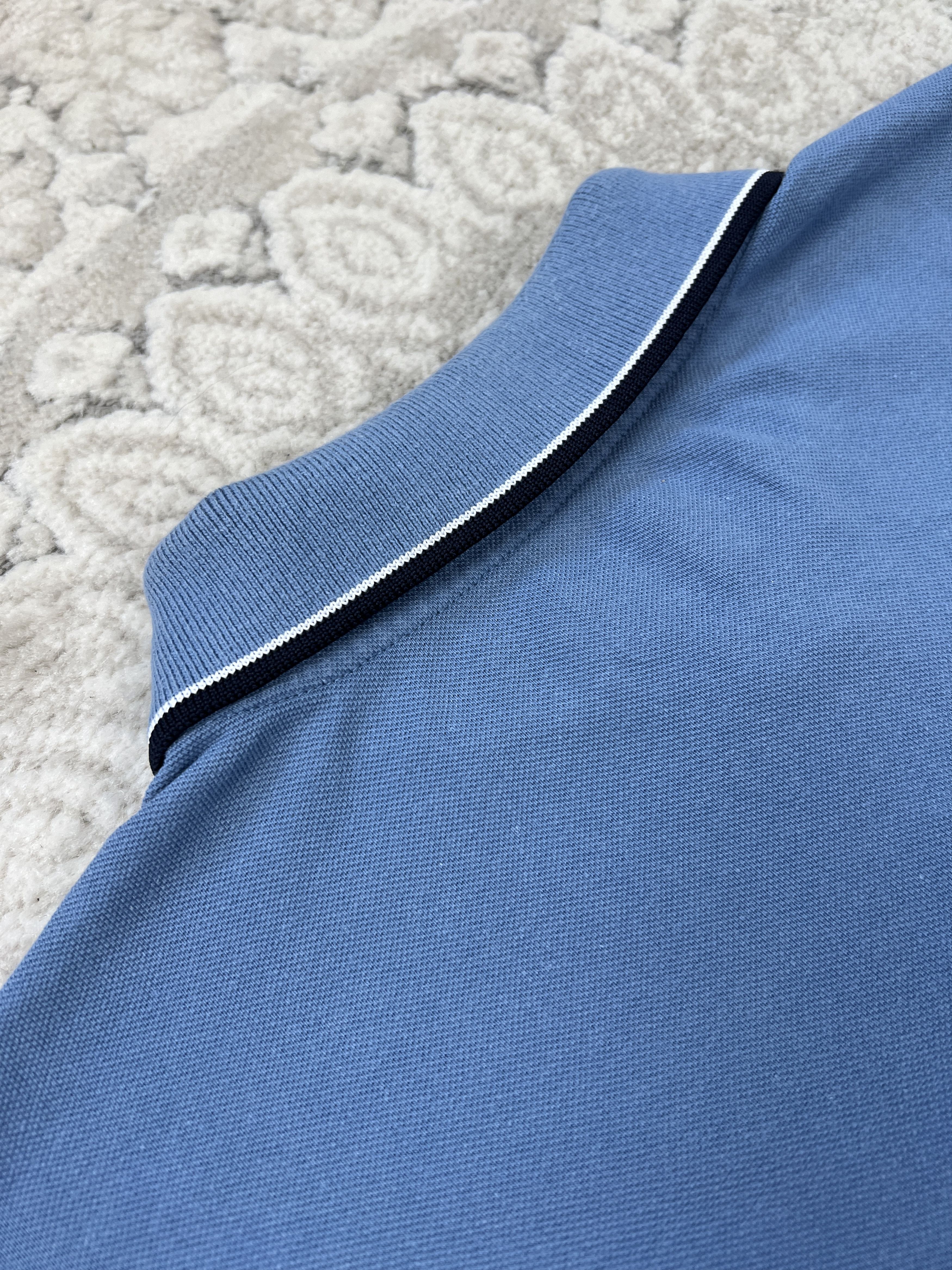 Kappa Kappa Long Sleeve Polo Shirt Blue M Size US M / EU 48-50 / 2 - 8 Thumbnail