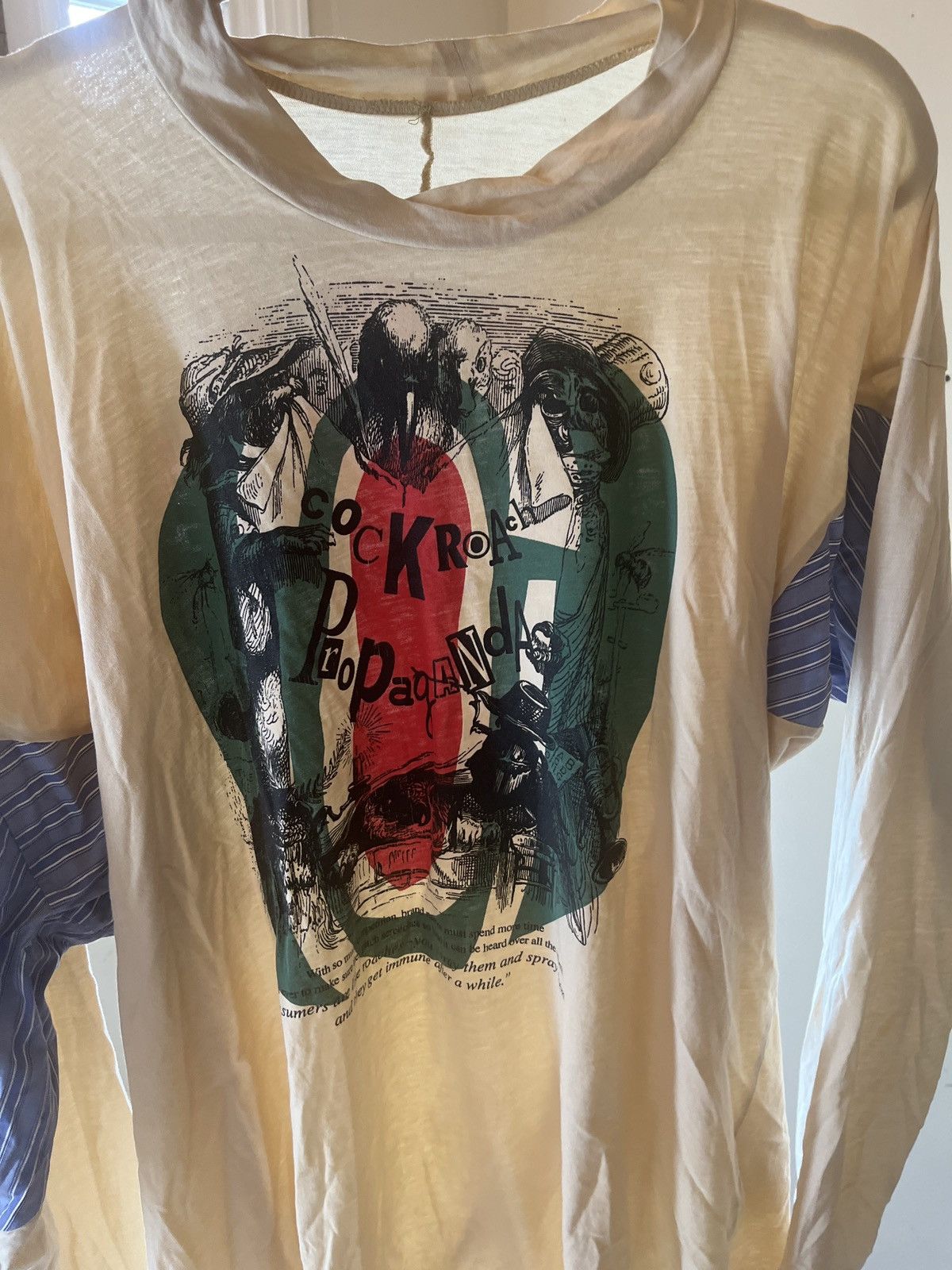 VIVIENNE WESTWOOD Propaganda Oversized Ｔシャツ Vivienne Westwood PROPAGANDA OVERSIZED T-SHIRT | REVERSIBLE