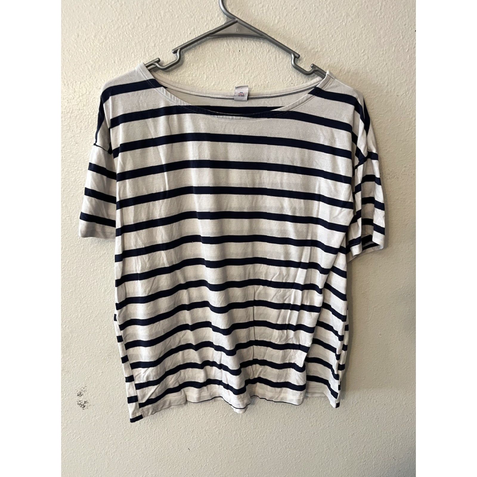 Old Navy Old Navy Women Pajama Top Striped Loose SundaySleep UltraSoft Blue Multicolor M Tall Womens Size M / US 6-8 / IT 42-44 - 2 Thumbnail