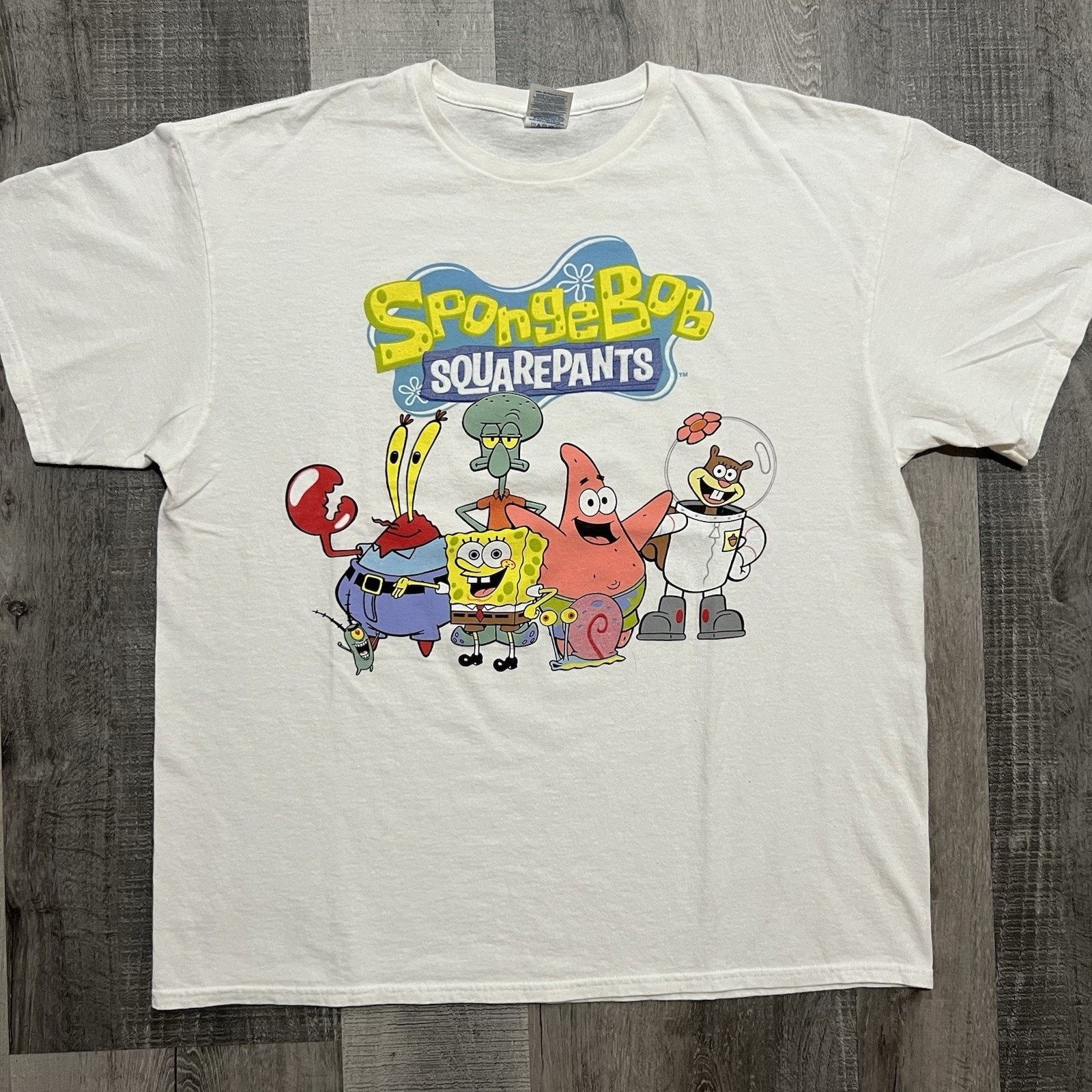 Delta SpongeBob SquarePants Graphic T Shirt Nickelodeon TV Sz XL Size US XL / EU 56 / 4 - 1 Thumbnail