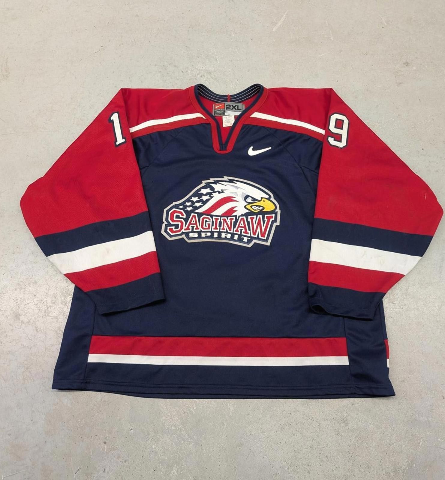 Nike Vintage Nike Michigan Saginaw Spirit OHL Borges 19 Jersey Size US XXL / EU 58 / 5 - 1 Thumbnail