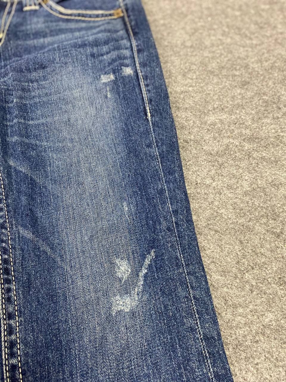 Uniqlo vintage uniqlo japanese bootcut flare distressed denim Size 32" / US 10 / IT 46 - 9 Thumbnail