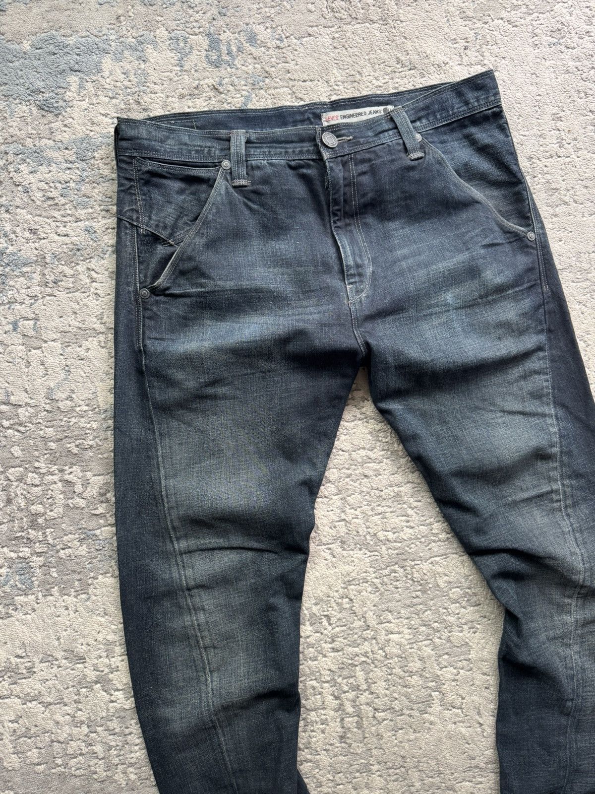 Levi's Vintage Clothing Levis Engineered Buckle Back Denim Jeans Size 34 Size US 34 / EU 50 - 7 Thumbnail