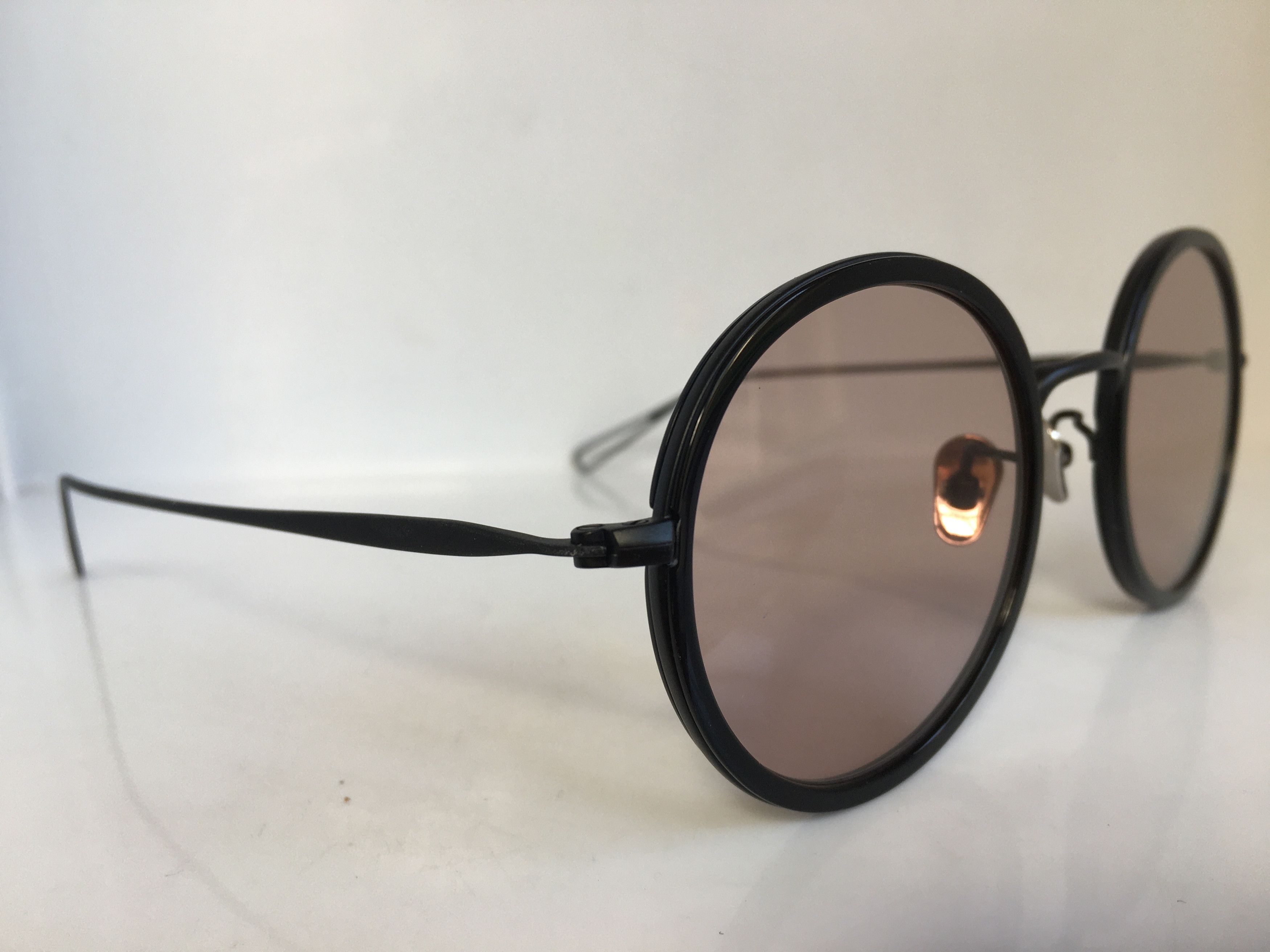 Other Hum_work Oversize Black Round Sunglasses Frame BUDDY HOLLY Size ONE SIZE - 2 Thumbnail