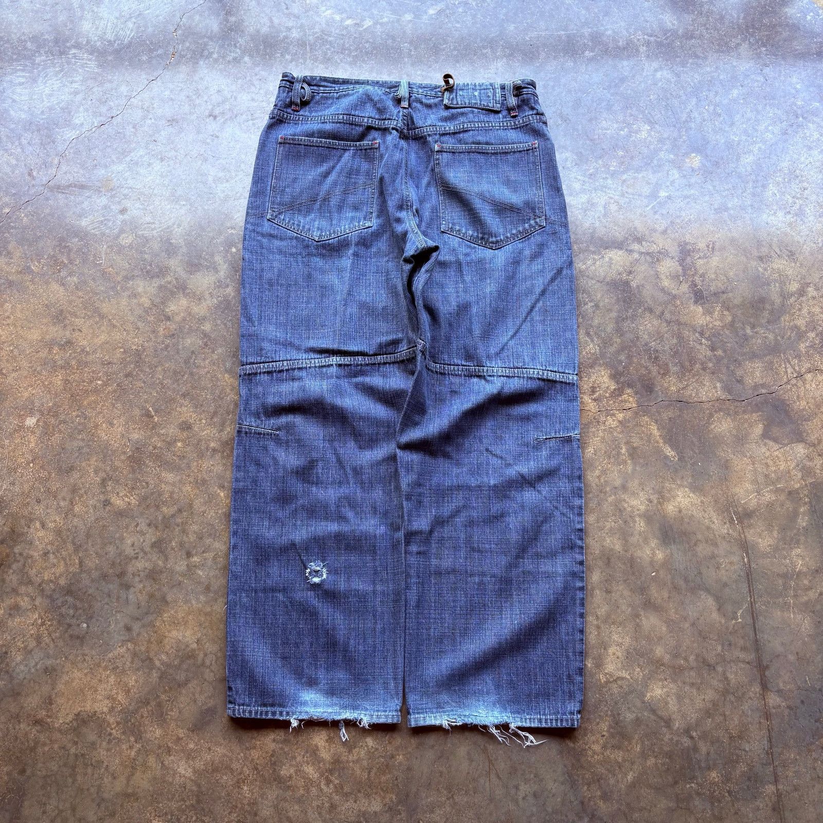 Crazy Vintage Baggy Y2K PHAT FARM Skater Jeans