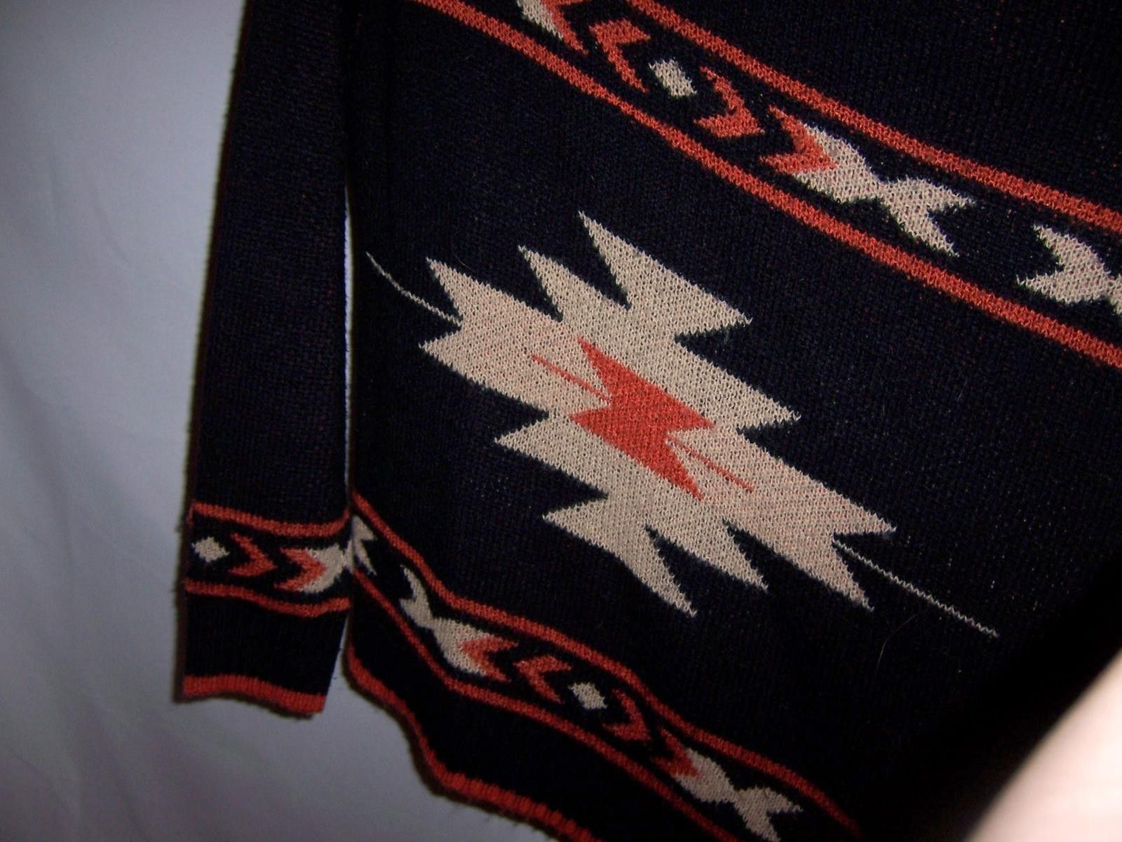 Other Issue Women's Cropped Aztec Tribal Print Cardigan Fringe S/M Size S / US 4 / IT 40 - 2 Thumbnail
