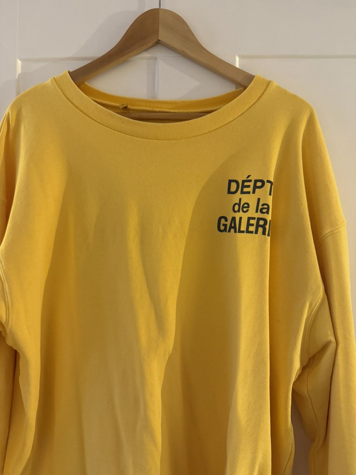 Gallery Dept. Gallery Dept. Yellow Sweatshirt Size US XXL / EU 58 / 5 - 1 Thumbnail
