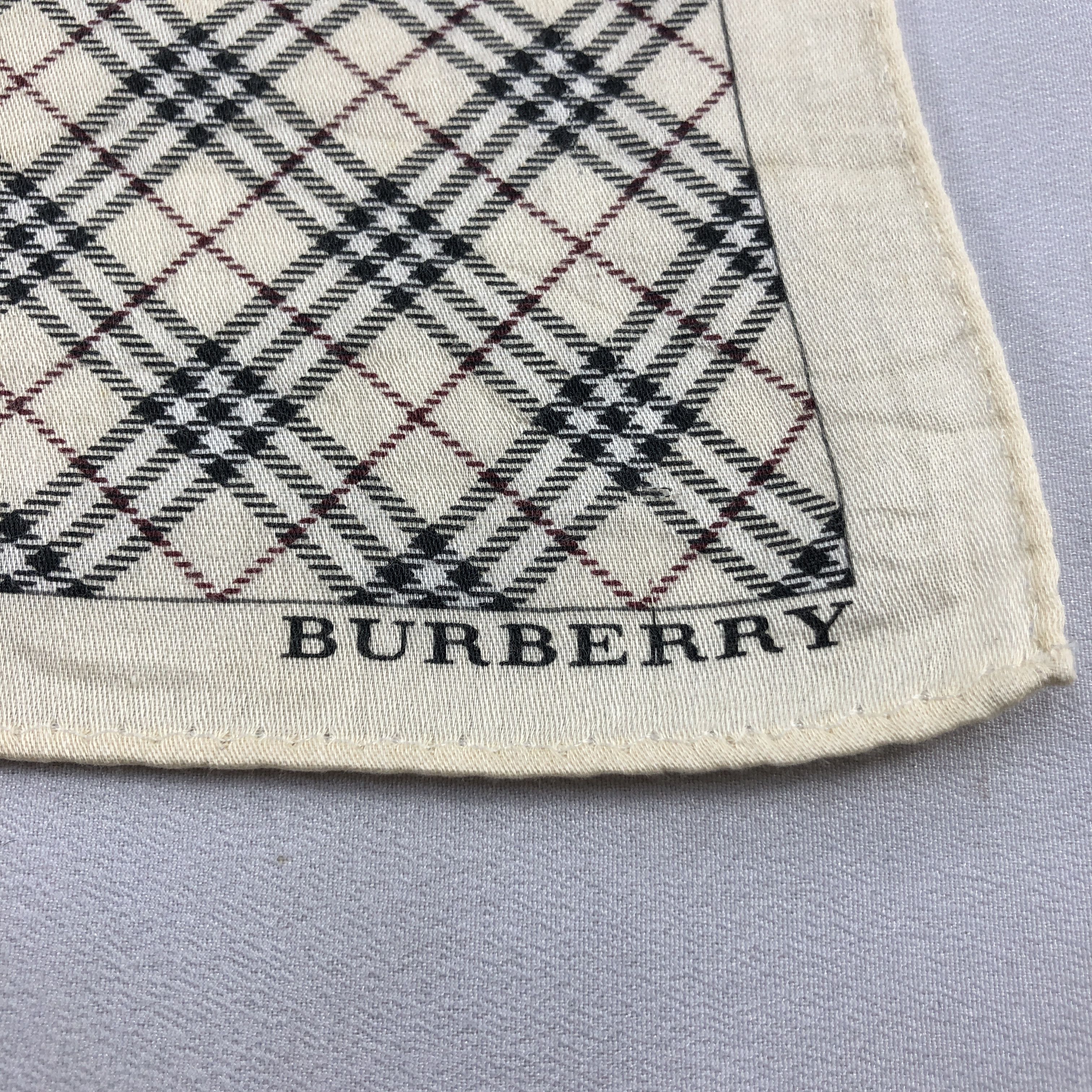 Burberry Burberry Handkerchief Neckerchief Bandana H2839 Size ONE SIZE - 3 Thumbnail