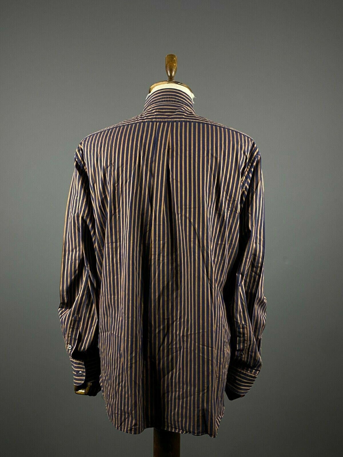 Brioni Men Brioni Stripe One Pocket Button Up Dress Shirt Size US M / EU 48-50 / 2 - 7 Thumbnail