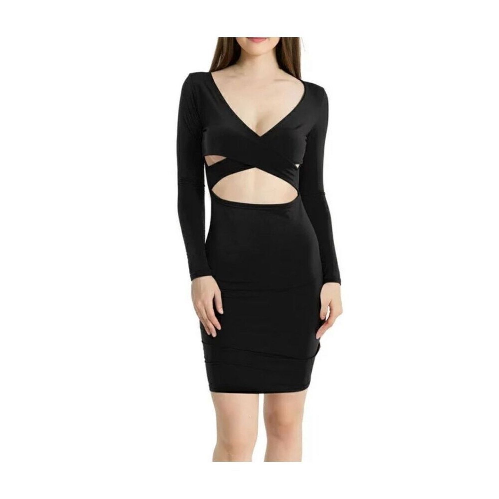 Other The Nadia Black Y2K Reversible Bodycon Dress MEDIUM Sexy Size M / US 6-8 / IT 42-44 - 1 Thumbnail