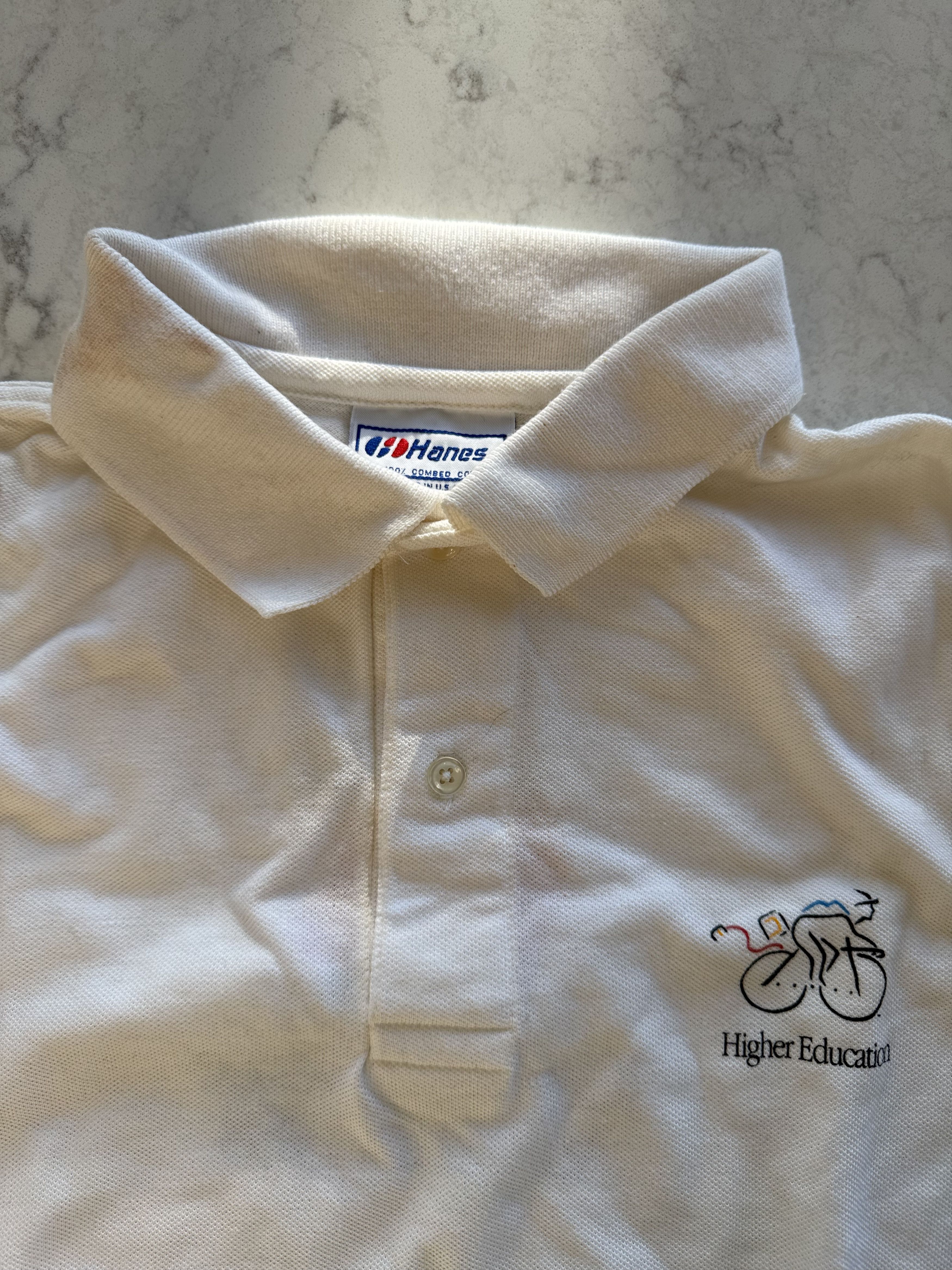 Apple Vintage 1988 Apple Computer Polo - ICEC - Rainbow Logo Size US L / EU 52-54 / 3 - 5 Thumbnail