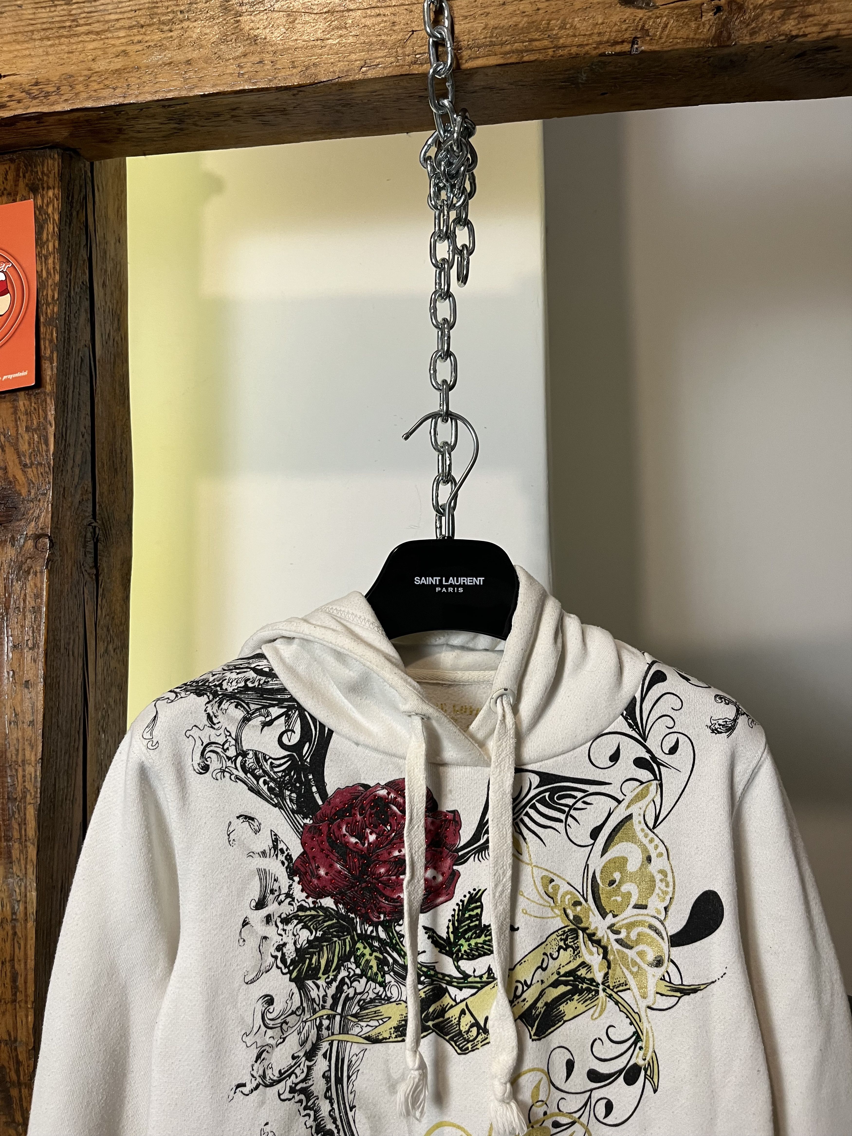 Christian Audigier × Ed Hardy × Vintage Vintage Tattoo Ed Hardy Style Zip Hoodie Drip Size S / US 4 / IT 40 - 3 Thumbnail