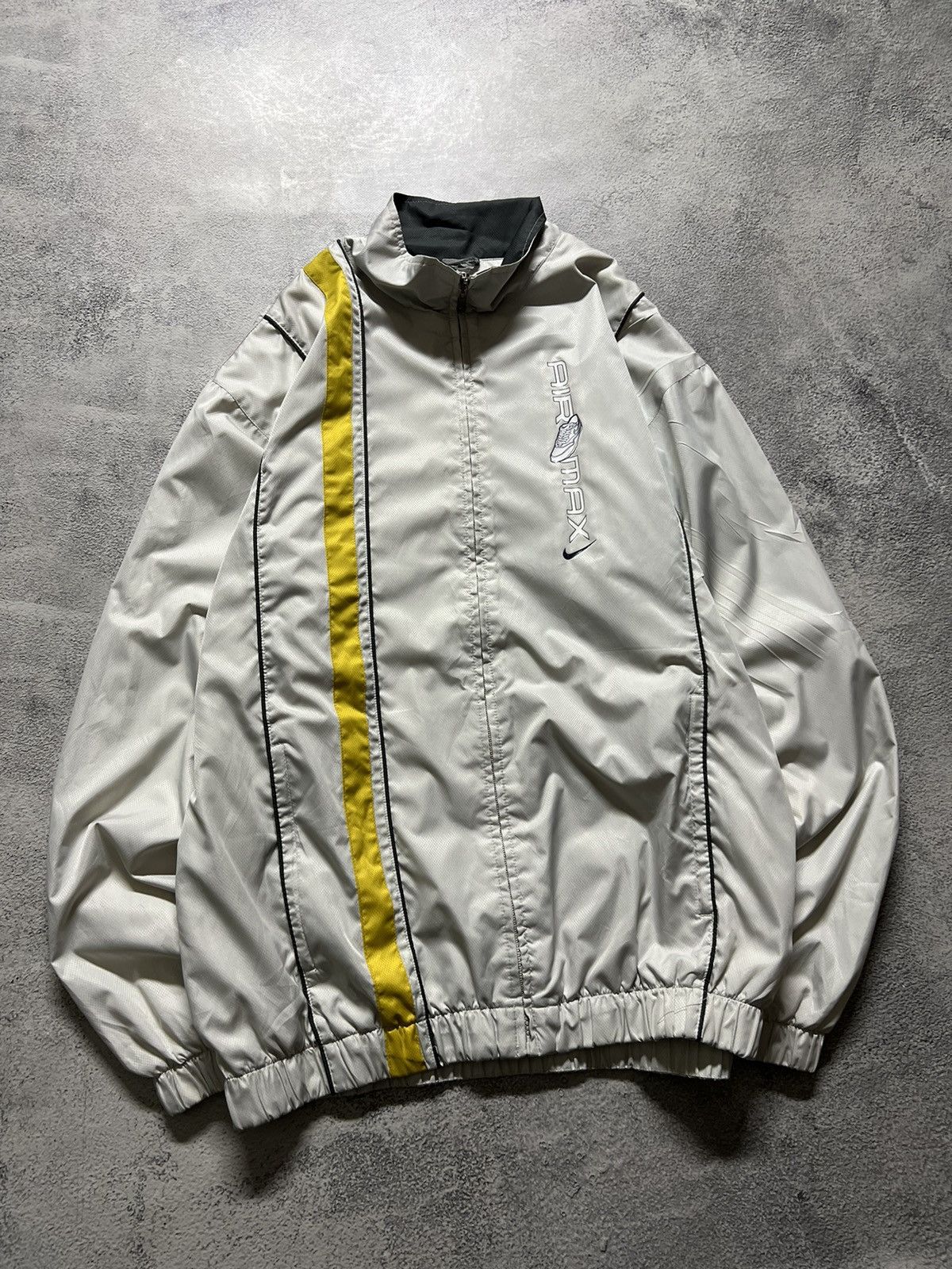 Nike × Vintage Vintage Y2k Nike 💛 Air Max Jacket 90’s Size US L / EU 52-54 / 3 - 5 Thumbnail