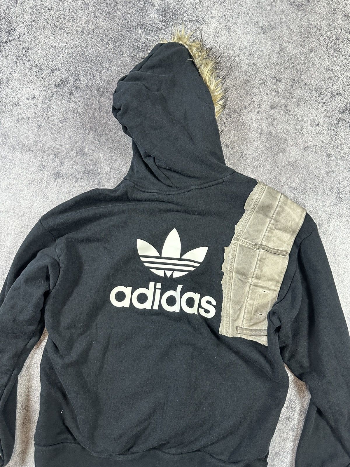 Adidas Y2K Vintage Adidas Hoodie Opium Style Avant Garde Alt Size US M / EU 48-50 / 2 - 5 Thumbnail