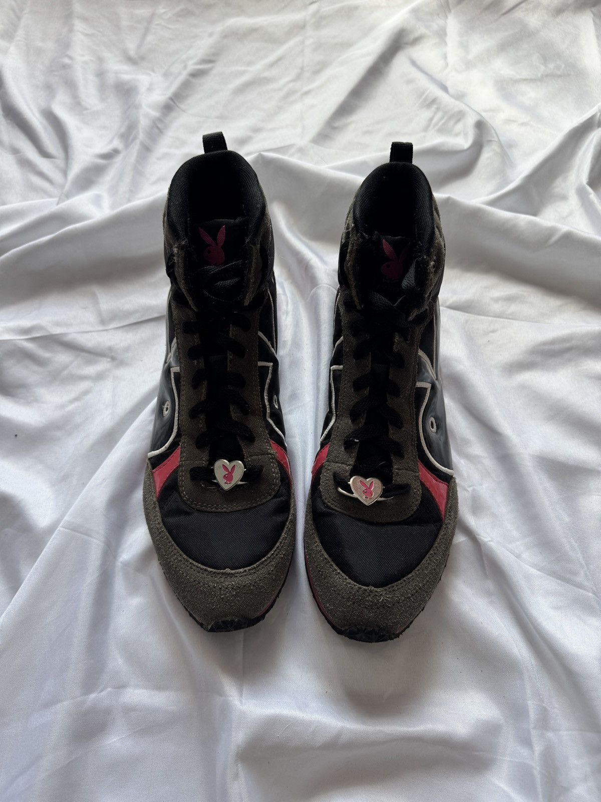 Hysteric Glamour Playboy Vintage Y2K Glamour Hi Top Sneakers Size US 9 / EU 42 - 5 Thumbnail