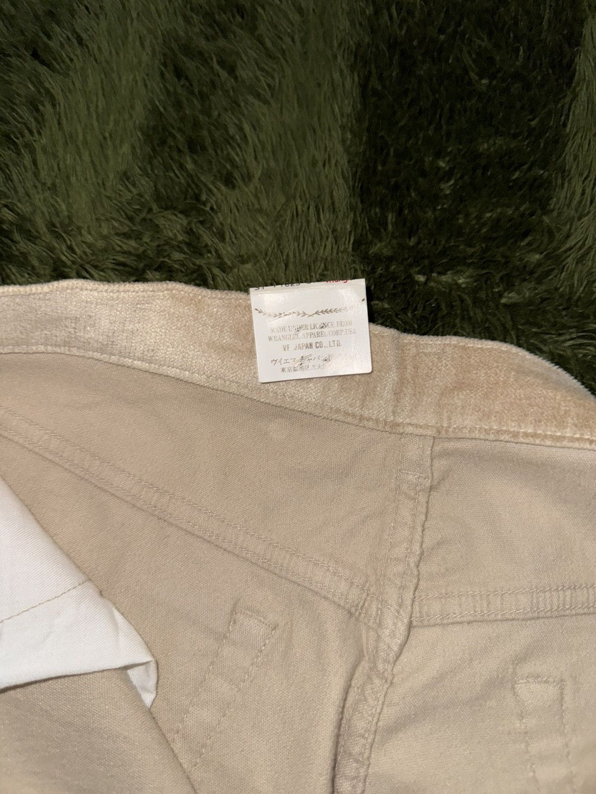 Wrangler [31] Wrangler Textured Bootcut Pants Beige MADE IN JAPAN Size US 31 - 5 Thumbnail