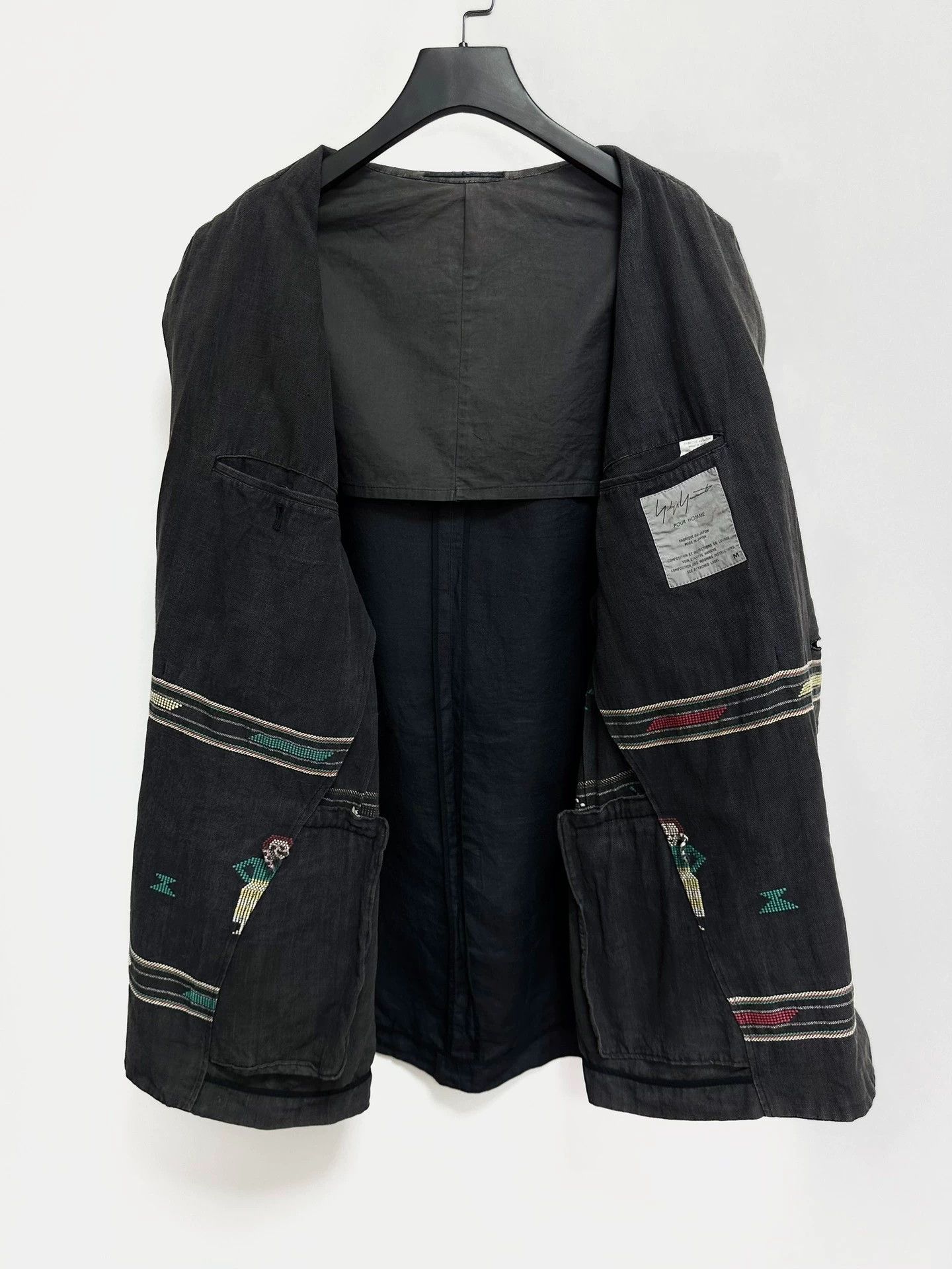 Yohji Yamamoto Yohji Yamamoto 92SS Embroidered Doll Jacket Gypsy Pixel Size US M / EU 48-50 / 2 - 3 Thumbnail