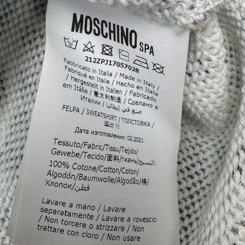 Moschino Moschino Couture Graphic Print Sweatshirt Hoodie Size XL Size US XL / EU 56 / 4 - 6 Thumbnail