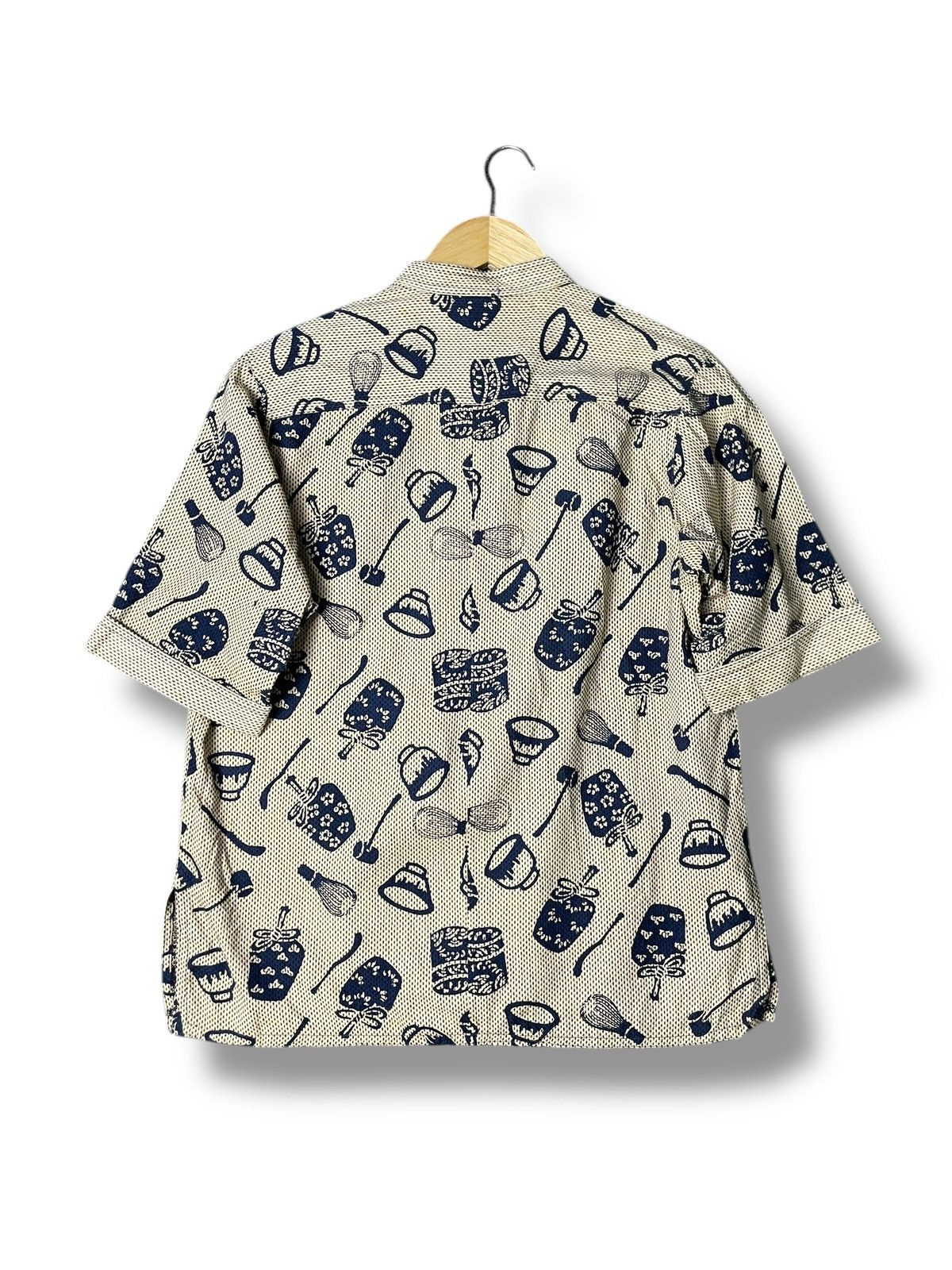 Japanese Brand × Vintage Kowatari Brand Hand Printed Button Up Shirts (77) Size US XXS / EU 40 - 7 Thumbnail