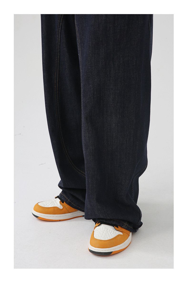 Japanese Brand × Jean Japanese retro loose straight washed casual jeans Size US 32 / EU 48 - 5 Thumbnail